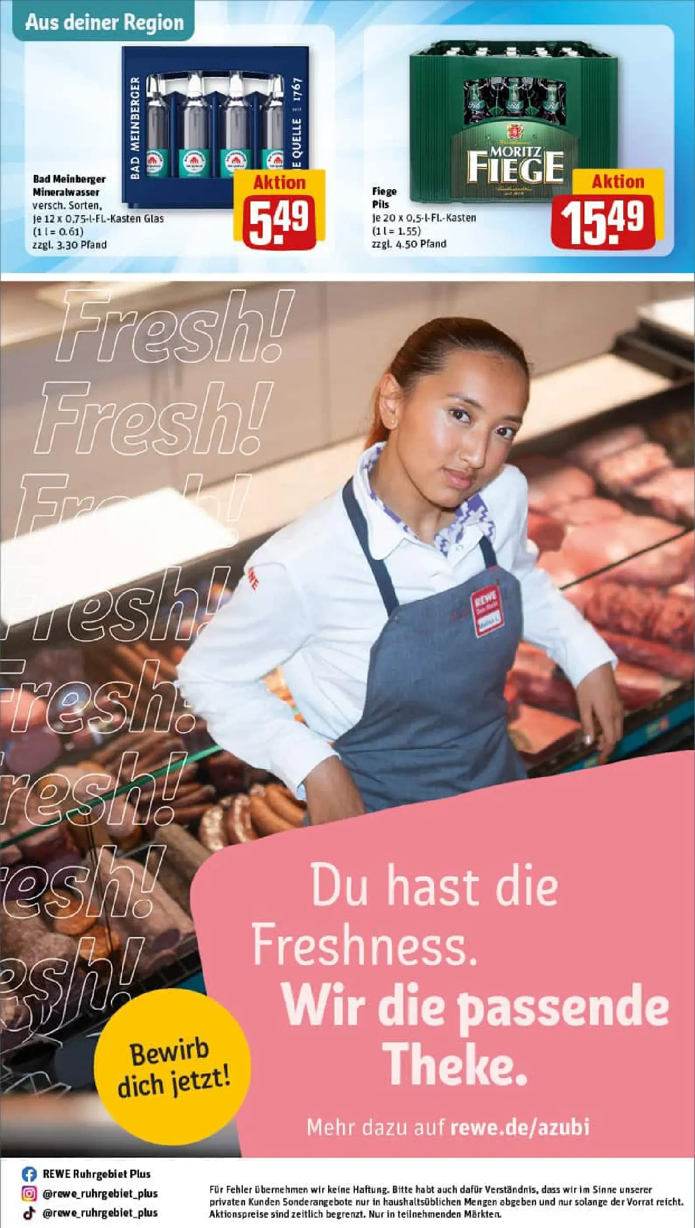 REWE Prospekt ab 26.01.2026 zum Blättern » Angebote | Seite: 28 | Produkte: Bad, Pils, Mineralwasser