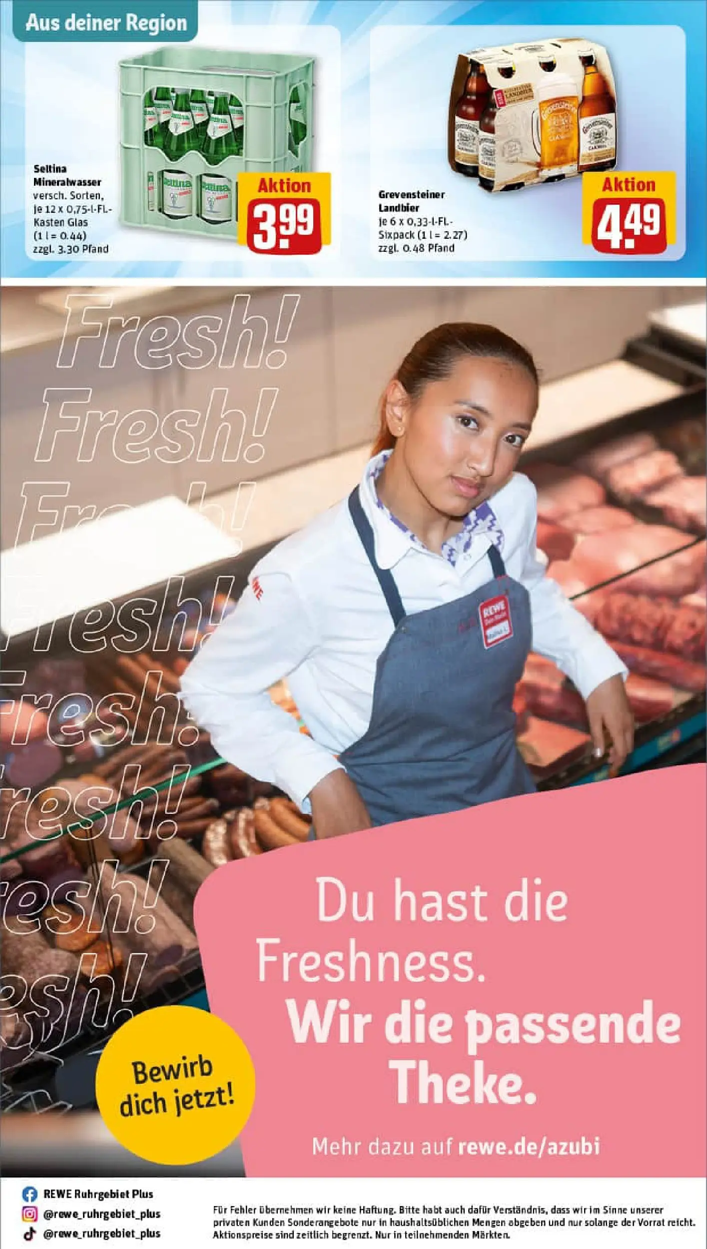 REWE Prospekt ab 26.01.2026 zum Blättern » Angebote | Seite: 27 | Produkte: Mineralwasser