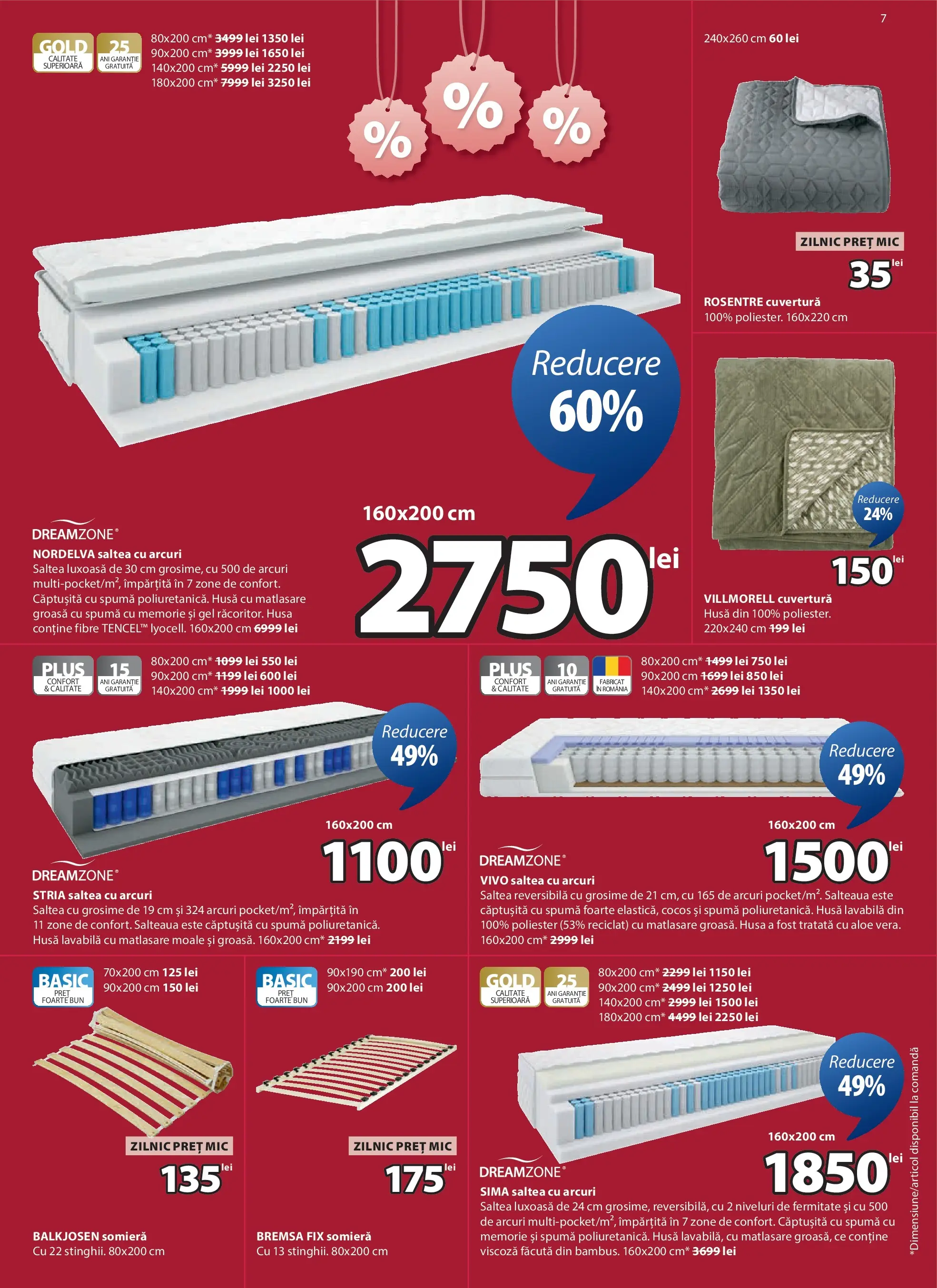 JYSK - Catalog JYSK până în data de 22.02.2026 - Oferta 23.01.2026 - 22.02.2026 | Pagină: 7 | Produse: Memorie, Cuvertură, Saltea, Türk kahvesi öğütme değirmeni
