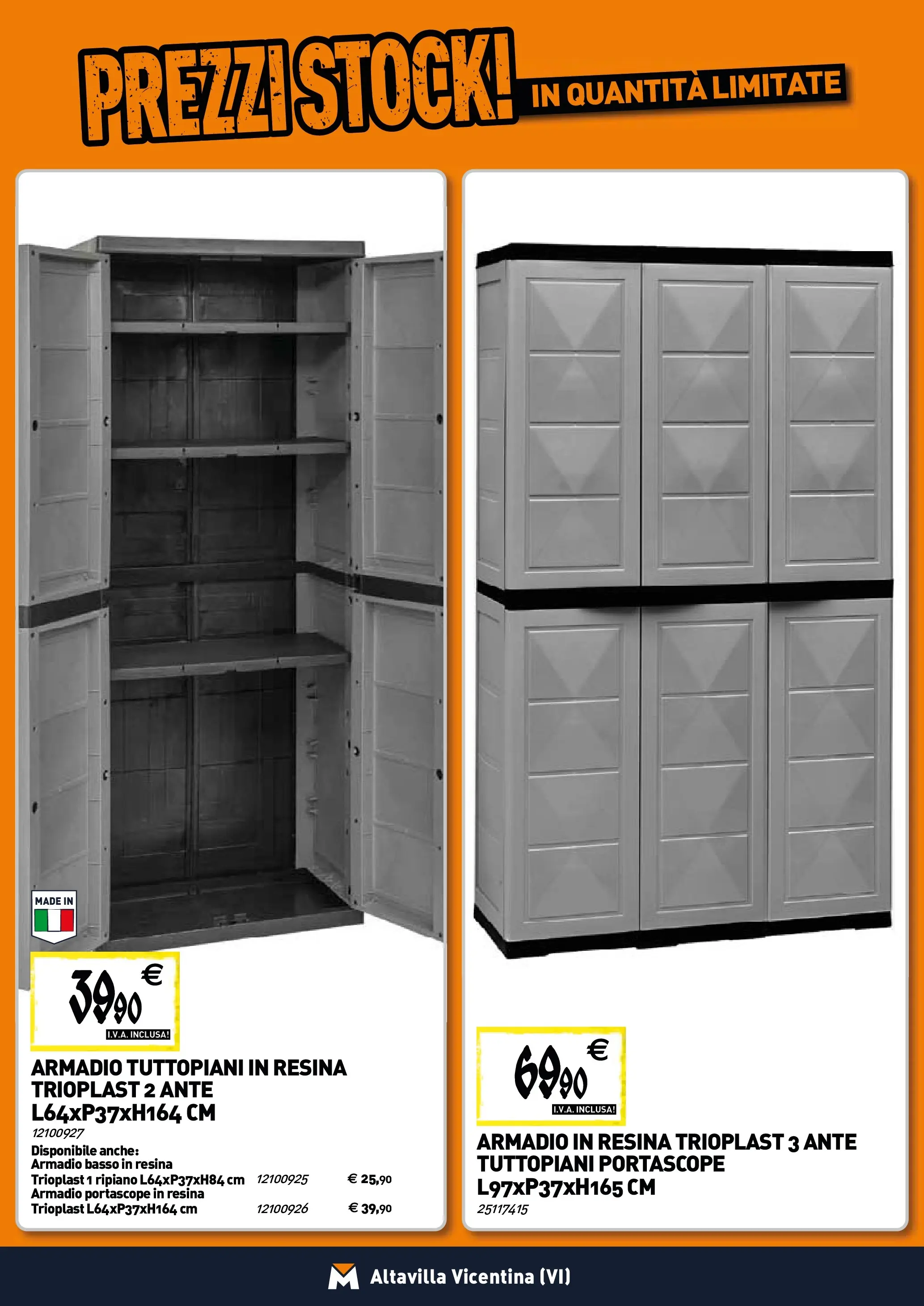 Nuovo TECNOMAT - Straordinari prezzi stock! dal 22/01/2026 > offerte anteprima 🛍️ | Pagina: 22 | Prodotti: Ripiano, Armadio