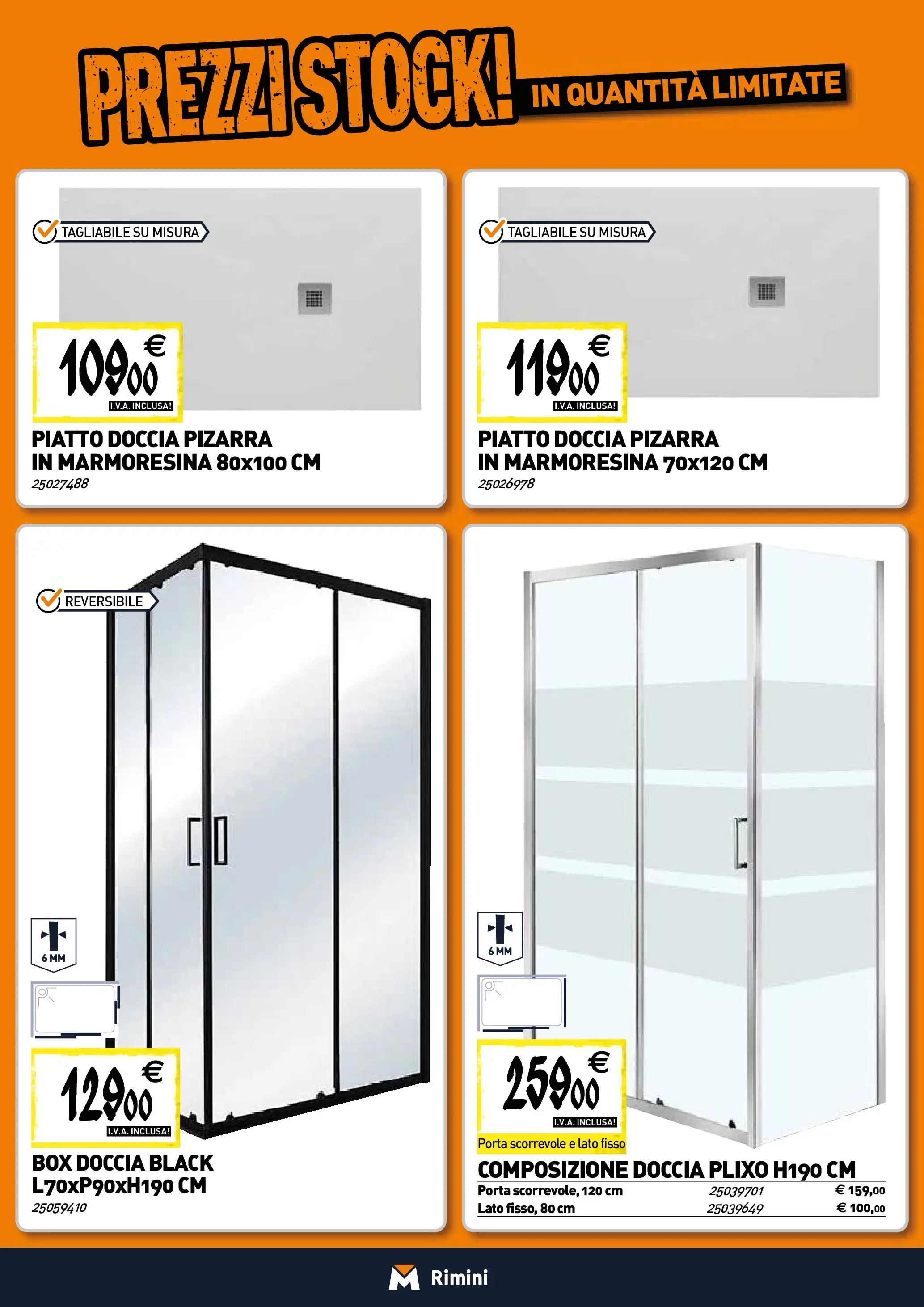 Nuovo TECNOMAT - Straordinari prezzi stock! dal 21/01/2026 > offerte anteprima 🛍️ | Pagina: 2 | Prodotti: Box doccia, Piatto, Doccia