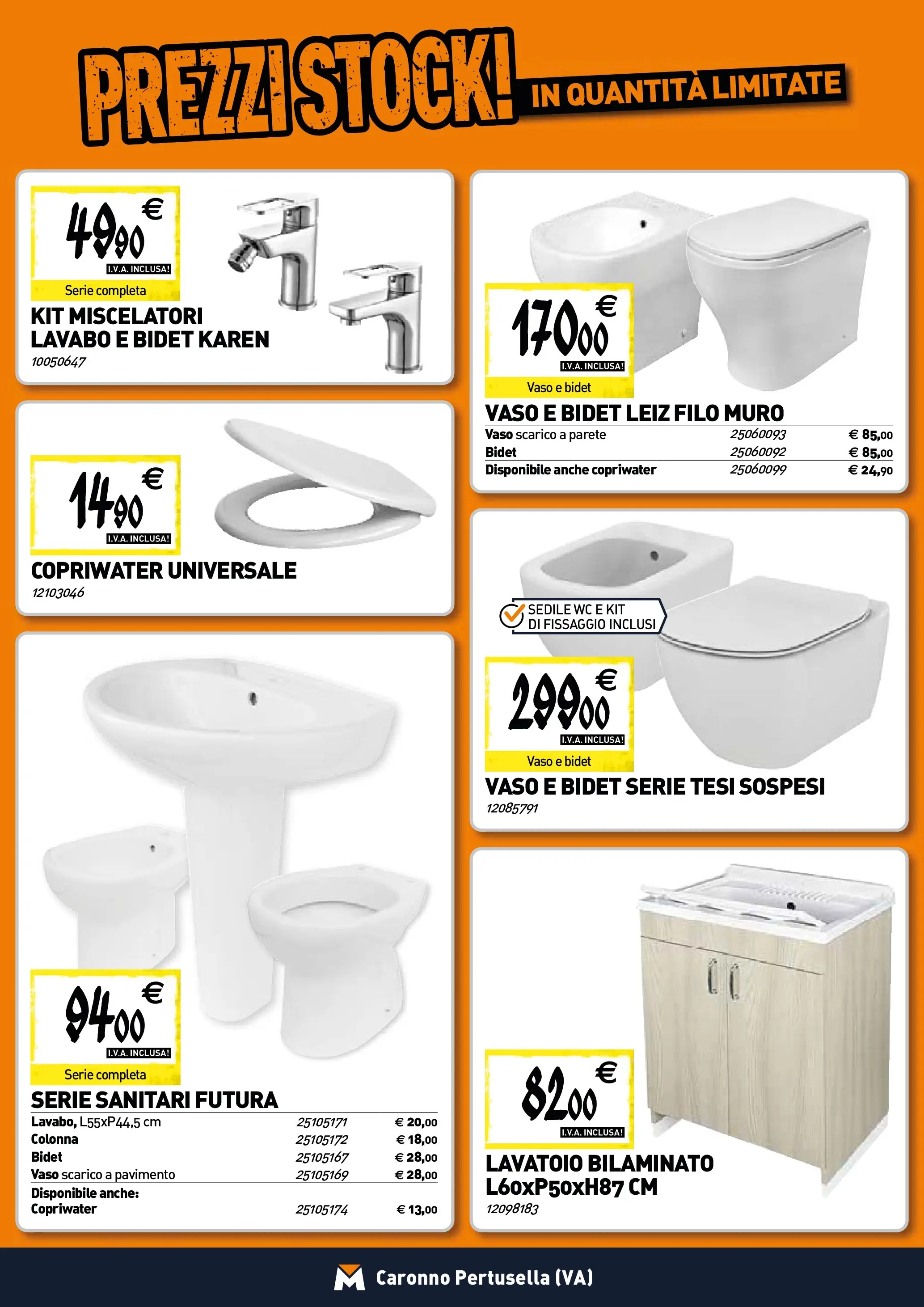 Nuovo TECNOMAT - Straordinari prezzi stock! dal 22/01/2026 > offerte anteprima 🛍️ | Pagina: 4 | Prodotti: Pavimento, WC, Vaso