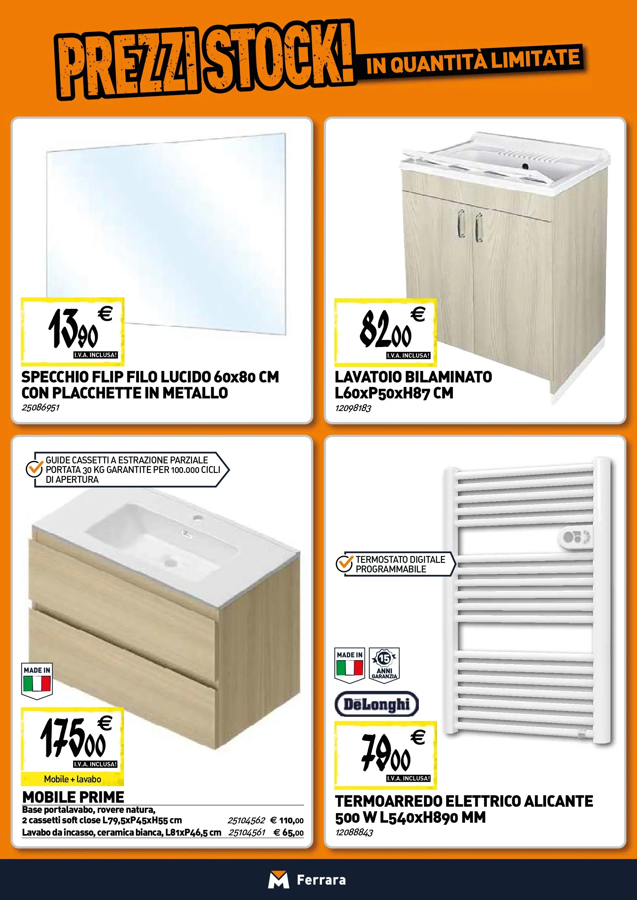 Nuovo TECNOMAT - Straordinari prezzi stock! dal 22/01/2026 > offerte anteprima 🛍️ | Pagina: 5 | Prodotti: Mobile, Specchio