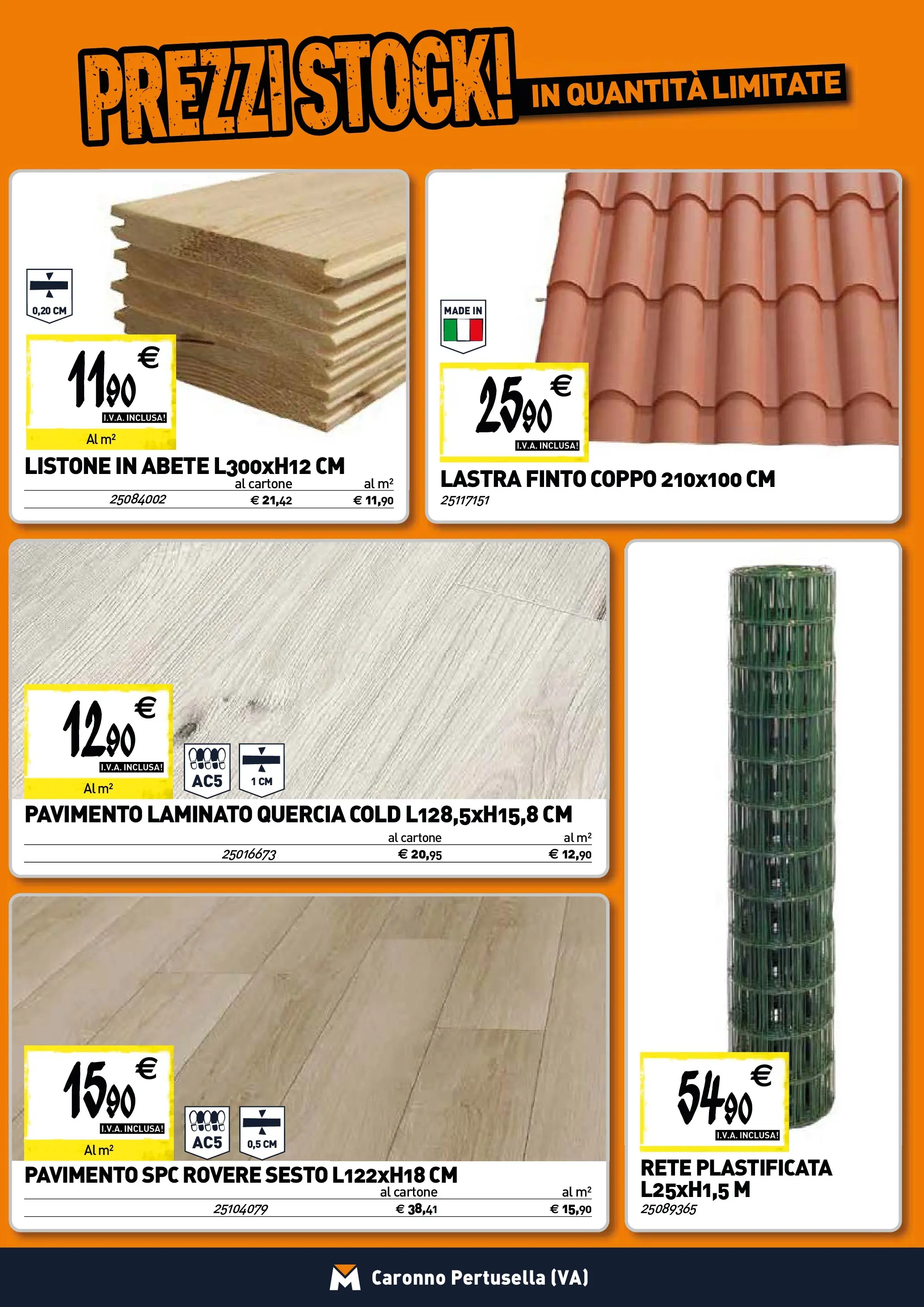 Nuovo TECNOMAT - Straordinari prezzi stock! dal 22/01/2026 > offerte anteprima 🛍️ | Pagina: 11 | Prodotti: Pavimento