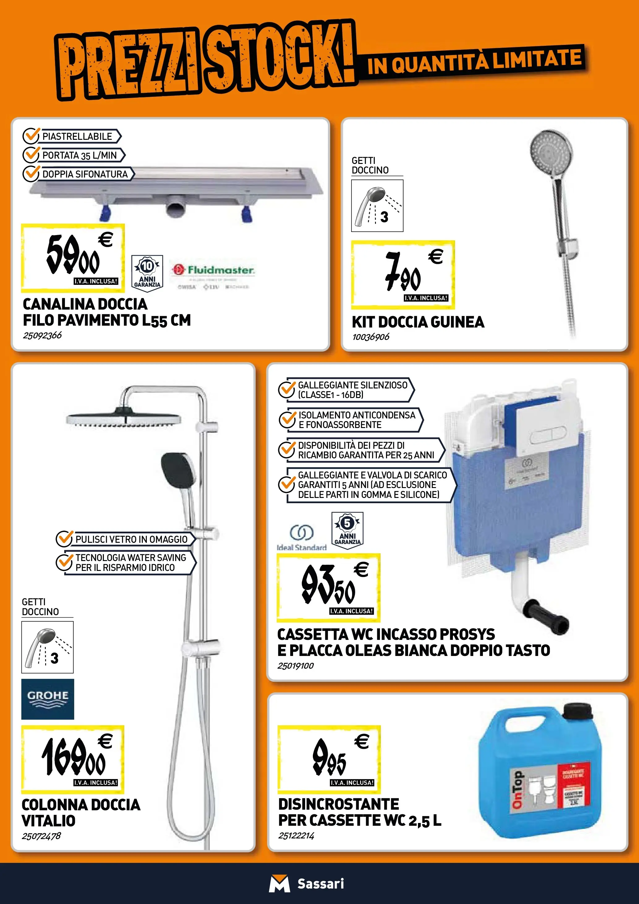 Nuovo TECNOMAT - Straordinari prezzi stock! dal 22/01/2026 > offerte anteprima 🛍️ | Pagina: 3 | Prodotti: Pavimento, Silicone, WC, Doccia