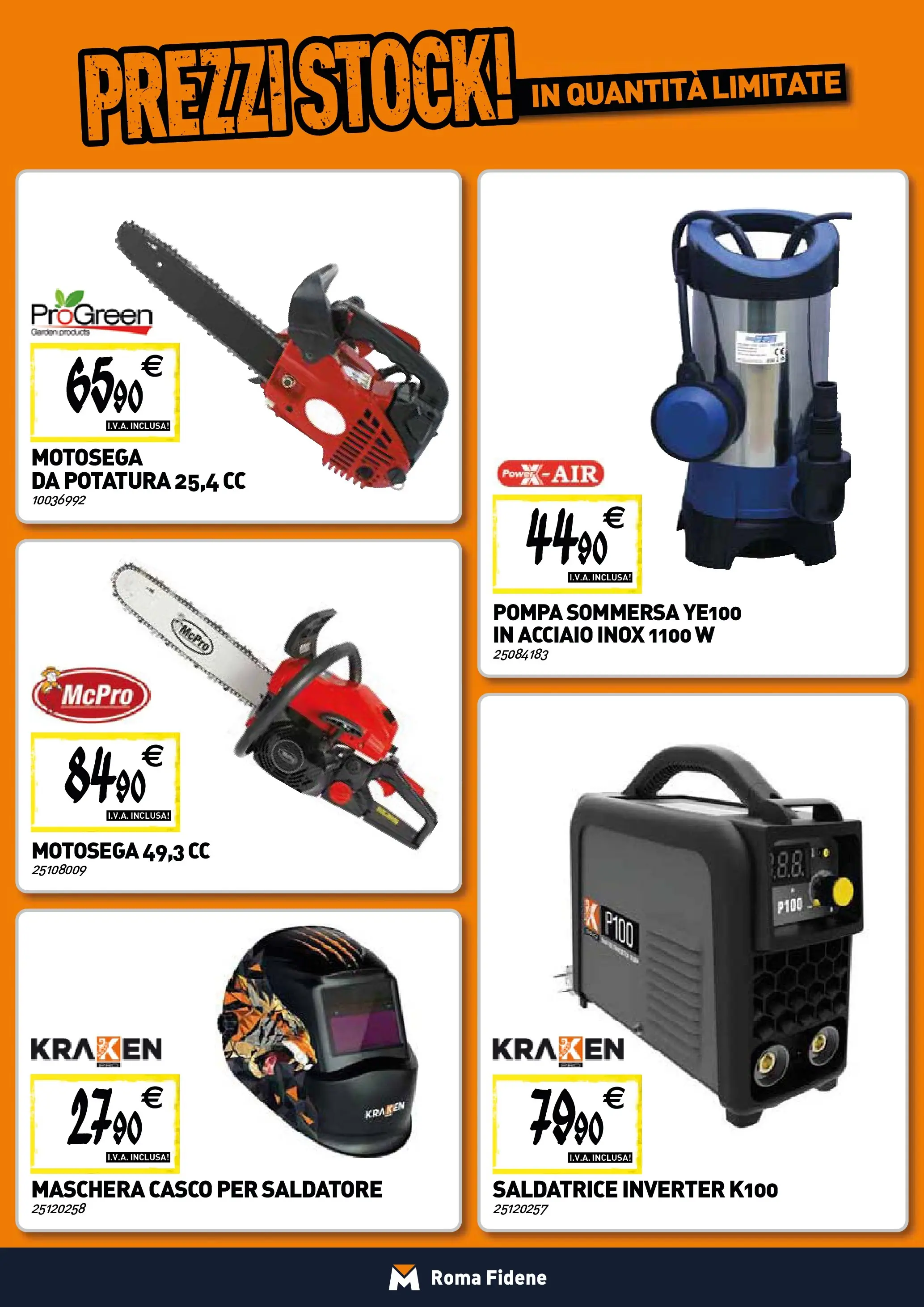 Nuovo TECNOMAT - Straordinari prezzi stock! dal 22/01/2026 > offerte anteprima 🛍️ | Pagina: 19 | Prodotti: Maschera, Motosega, Saldatrice