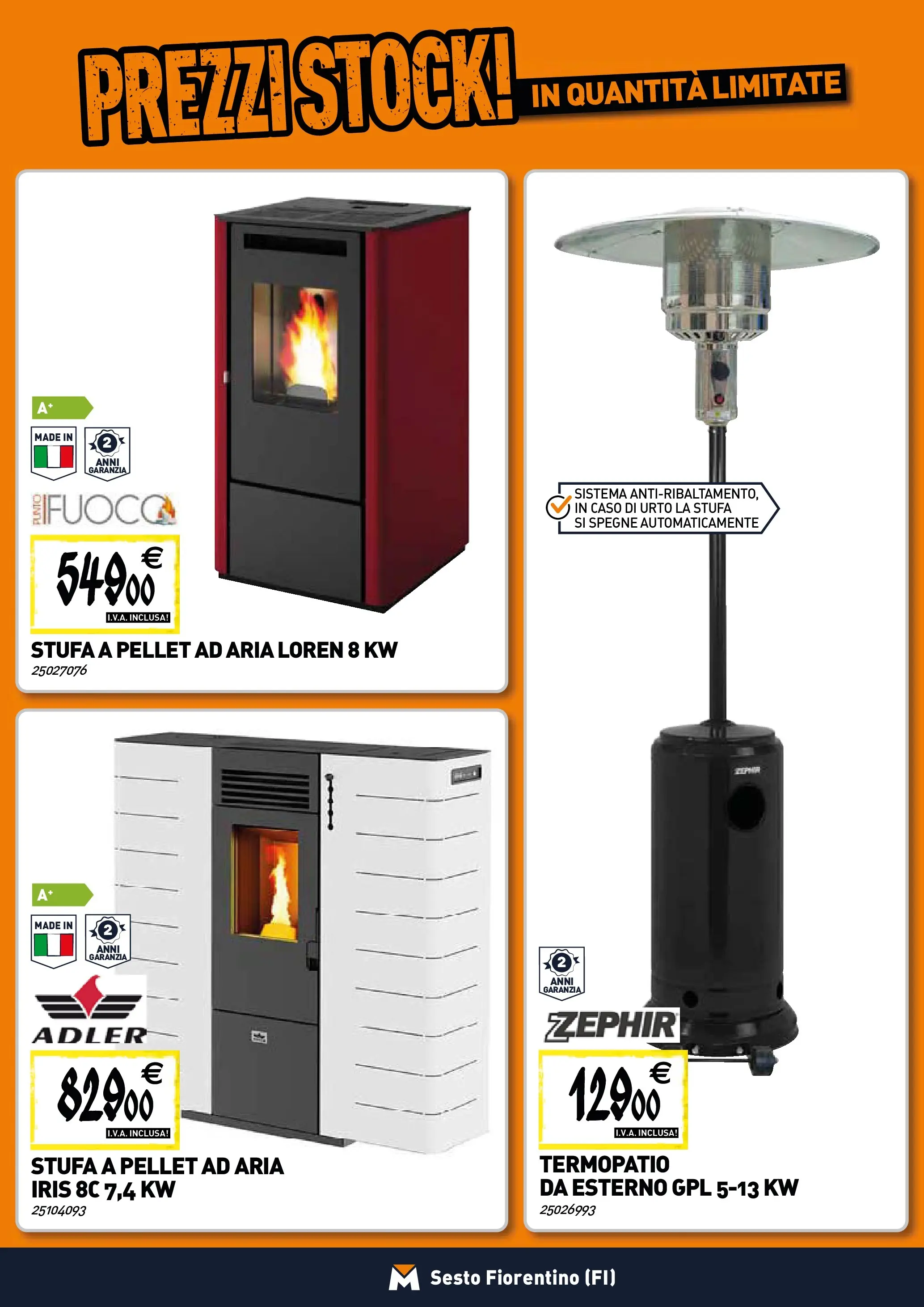 Nuovo TECNOMAT - Straordinari prezzi stock! dal 22/01/2026 > offerte anteprima 🛍️ | Pagina: 9 | Prodotti: Pellet, Stufa a pellet, Stufa