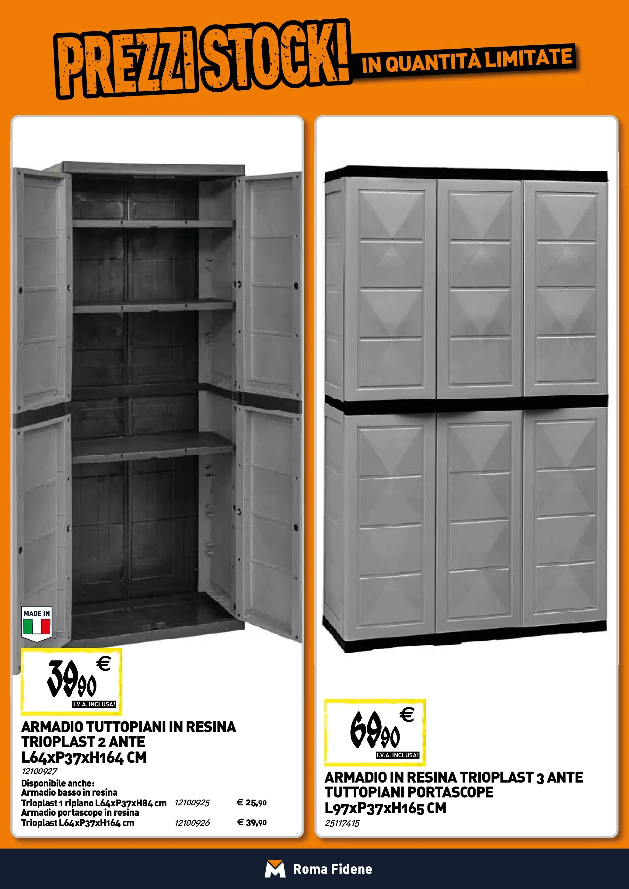 Nuovo TECNOMAT - Straordinari prezzi stock! dal 22/01/2026 > offerte anteprima 🛍️ | Pagina: 21 | Prodotti: Ripiano, Armadio