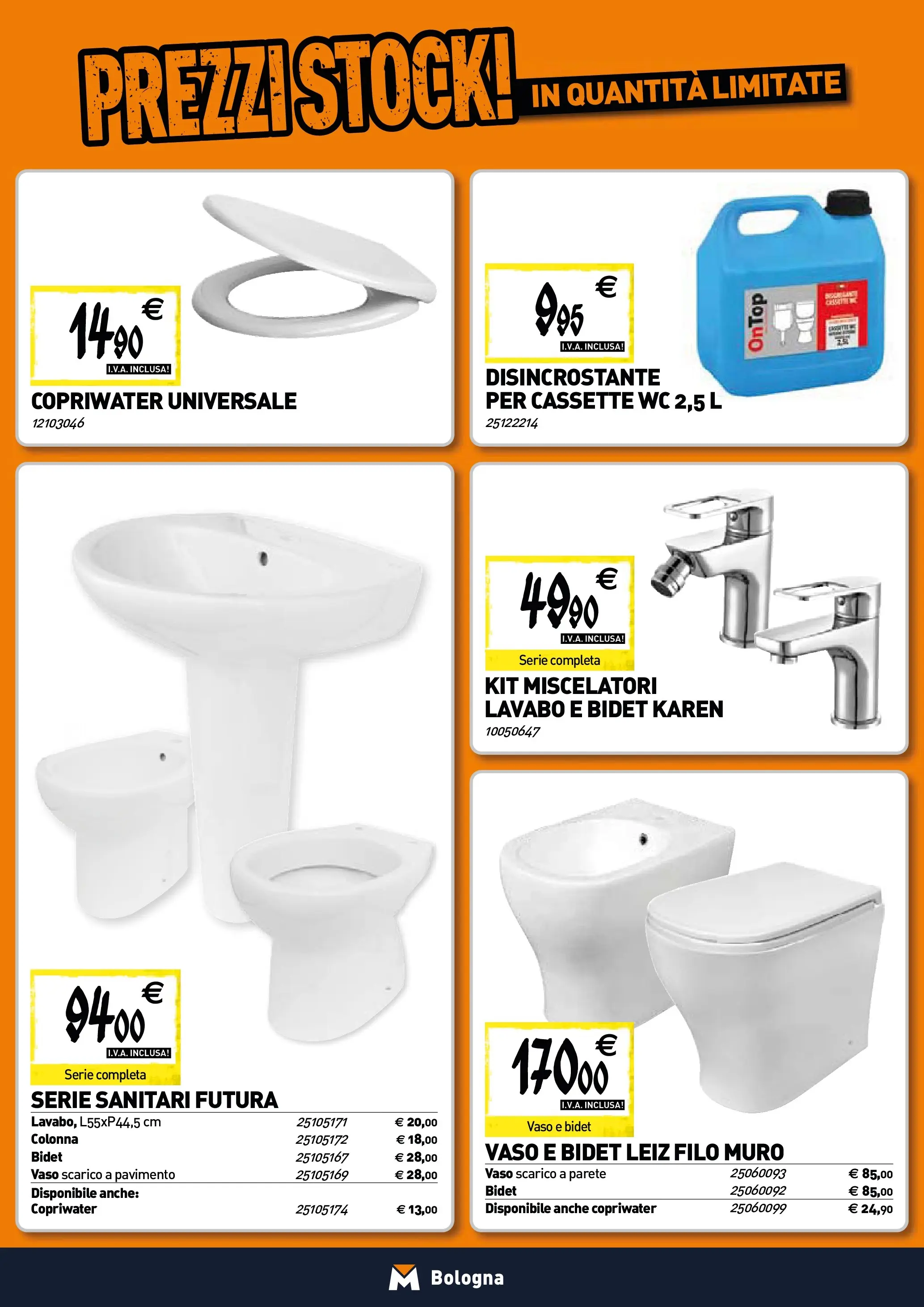 Nuovo TECNOMAT Bologna catalogo dal 22/01/2026 > offerte anteprima 🛍️ | Pagina: 5 | Prodotti: Pavimento, WC, Vaso