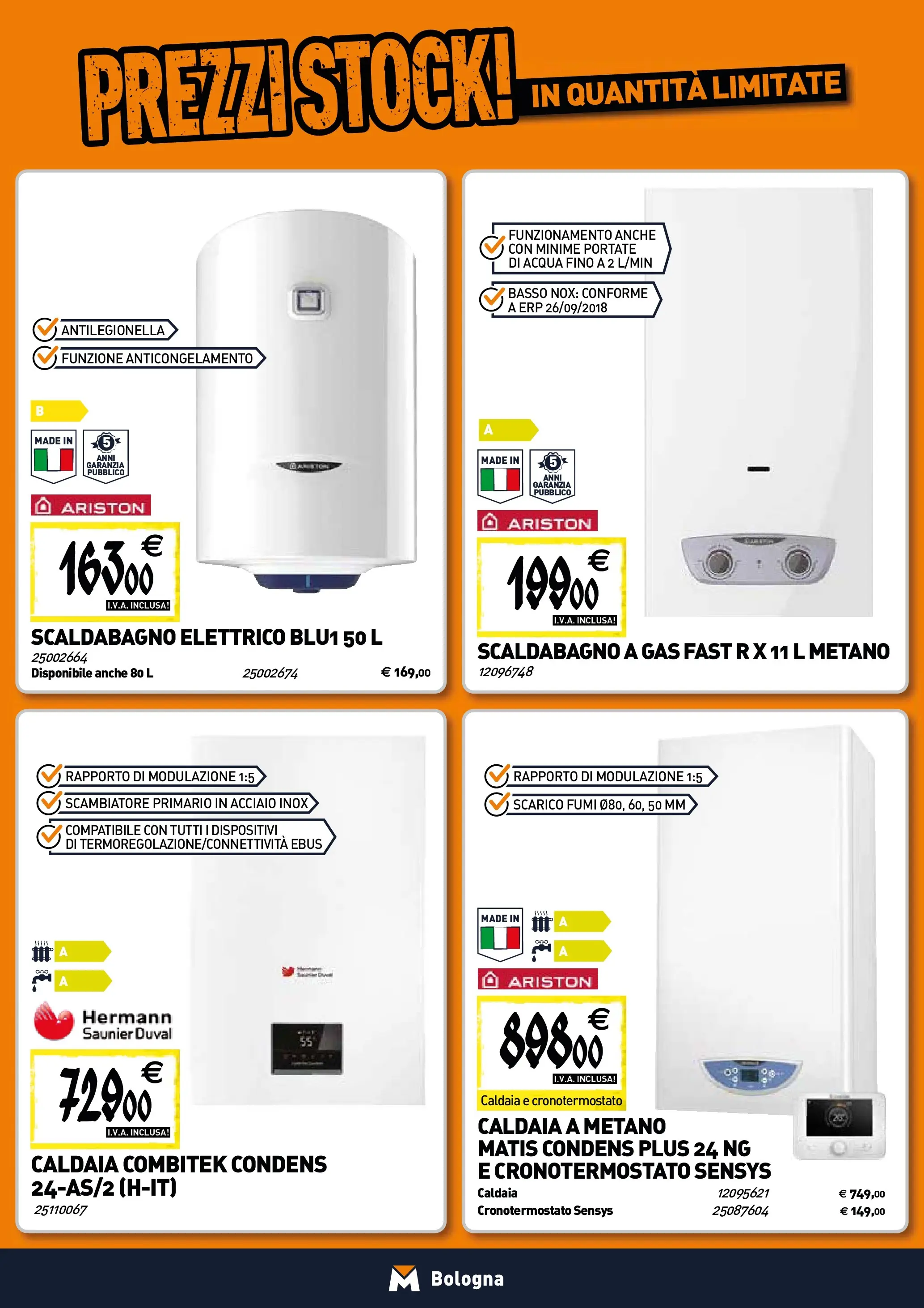 Nuovo TECNOMAT Bologna catalogo dal 22/01/2026 > offerte anteprima 🛍️ | Pagina: 7 | Prodotti: Scaldabagno, Caldaia, Acqua