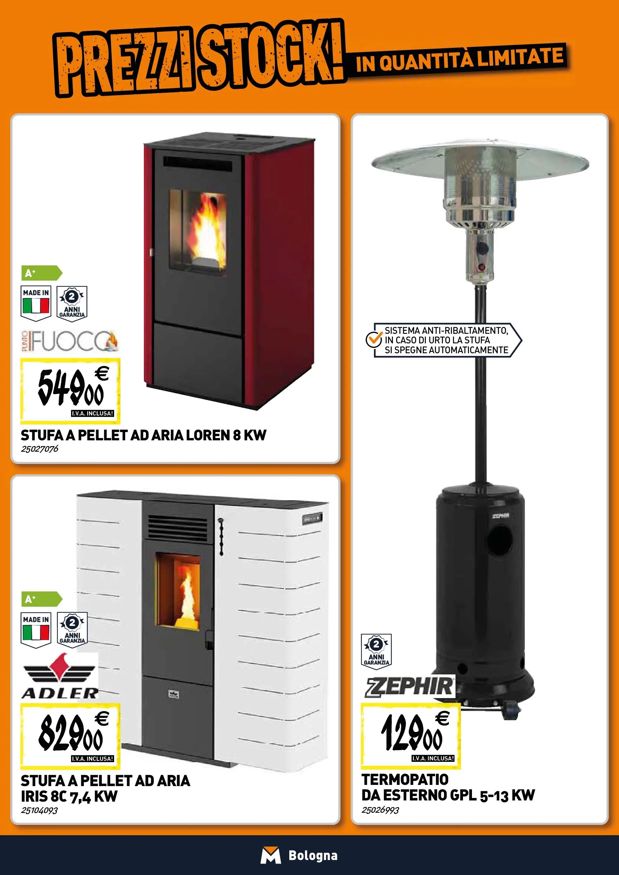 Nuovo TECNOMAT Bologna catalogo dal 22/01/2026 > offerte anteprima 🛍️ | Pagina: 10 | Prodotti: Pellet, Stufa a pellet, Stufa