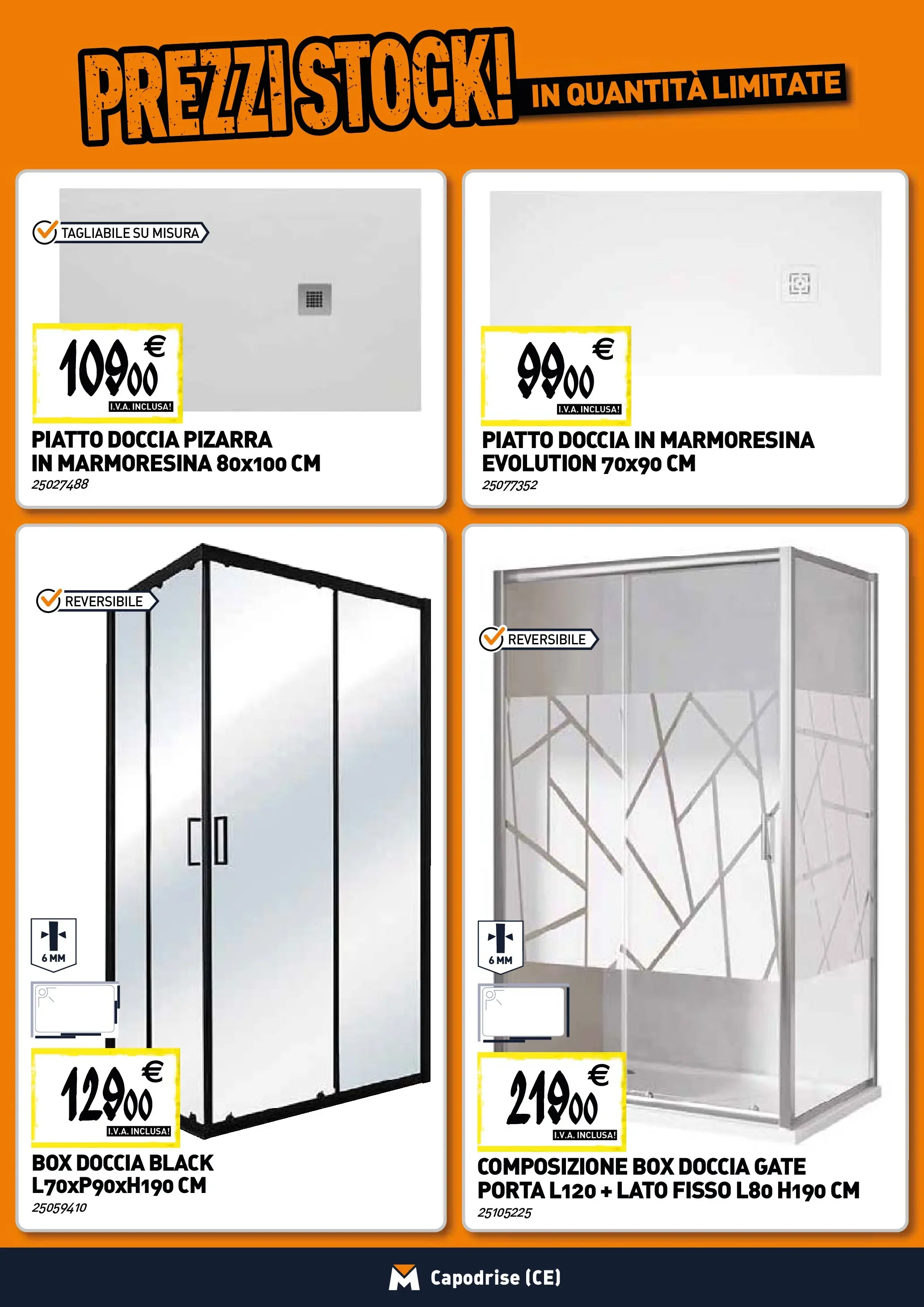 Nuovo TECNOMAT - Straordinari prezzi stock! dal 22/01/2026 > offerte anteprima 🛍️ | Pagina: 2 | Prodotti: Box doccia, Piatto, Doccia