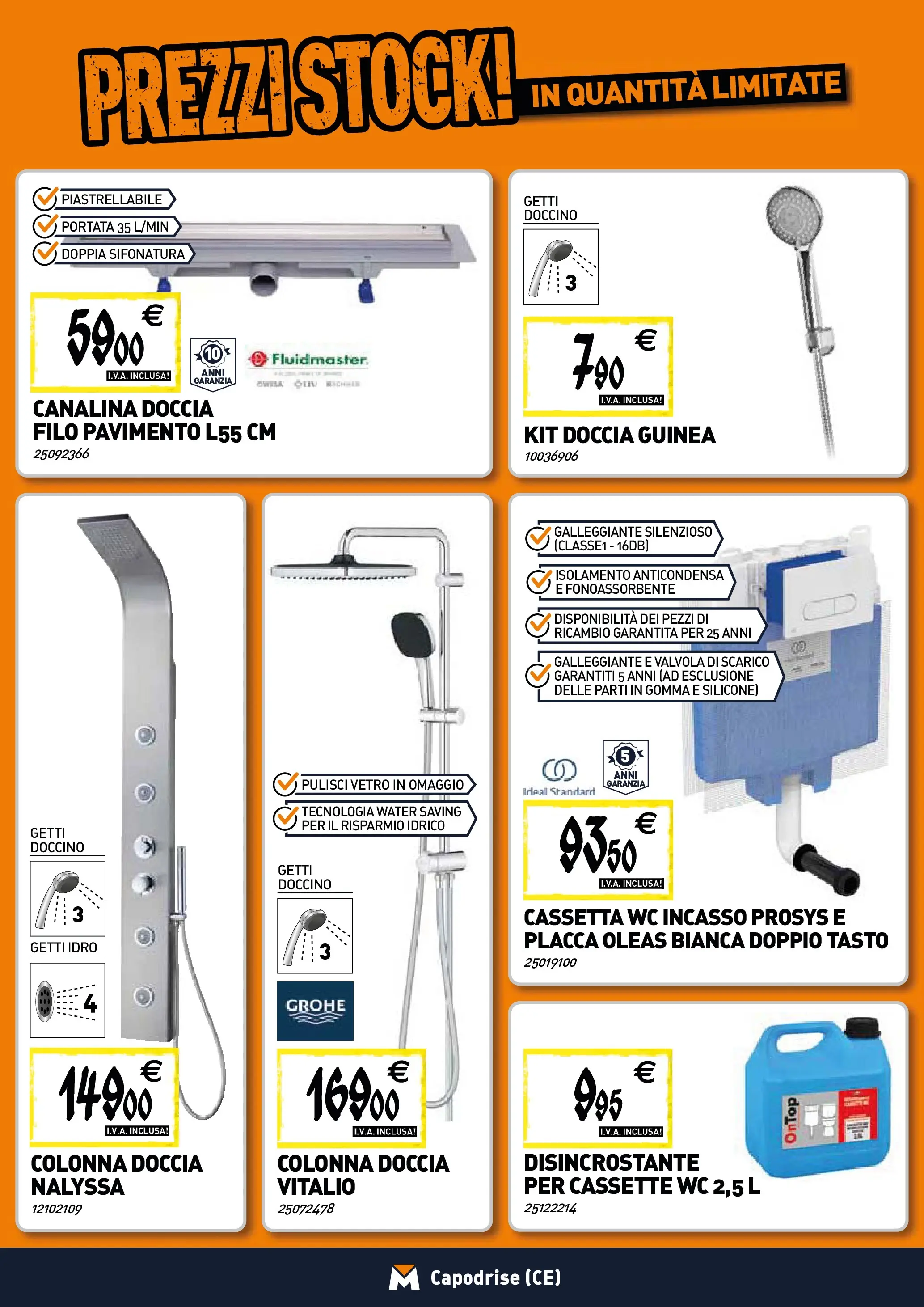 Nuovo TECNOMAT - Straordinari prezzi stock! dal 22/01/2026 > offerte anteprima 🛍️ | Pagina: 3 | Prodotti: Pavimento, Silicone, WC, Doccia