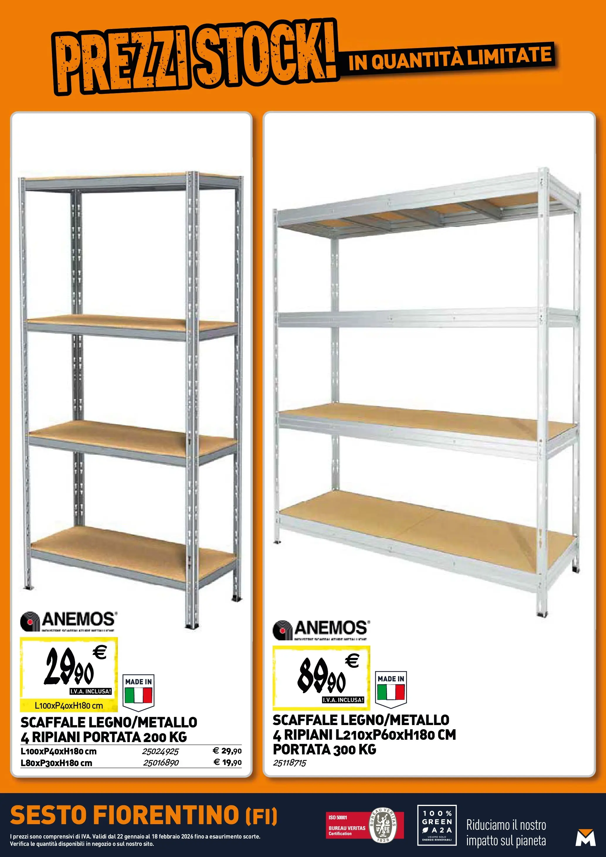 Nuovo TECNOMAT - Straordinari prezzi stock! dal 22/01/2026 > offerte anteprima 🛍️ | Pagina: 21 | Prodotti: Scaffale