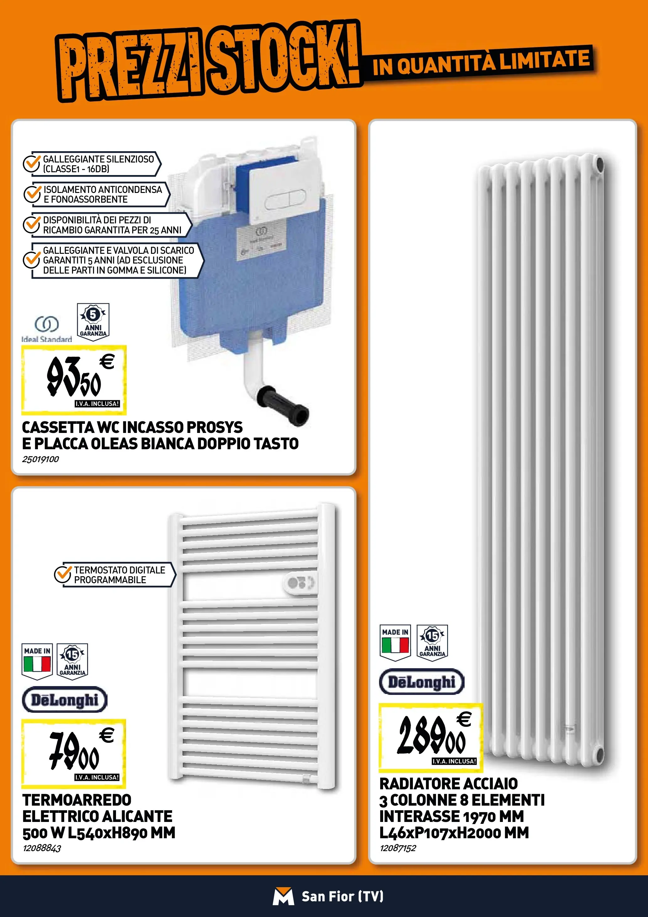 Nuovo TECNOMAT - Straordinari prezzi stock! dal 22/01/2026 > offerte anteprima 🛍️ | Pagina: 6 | Prodotti: TV, Silicone, WC