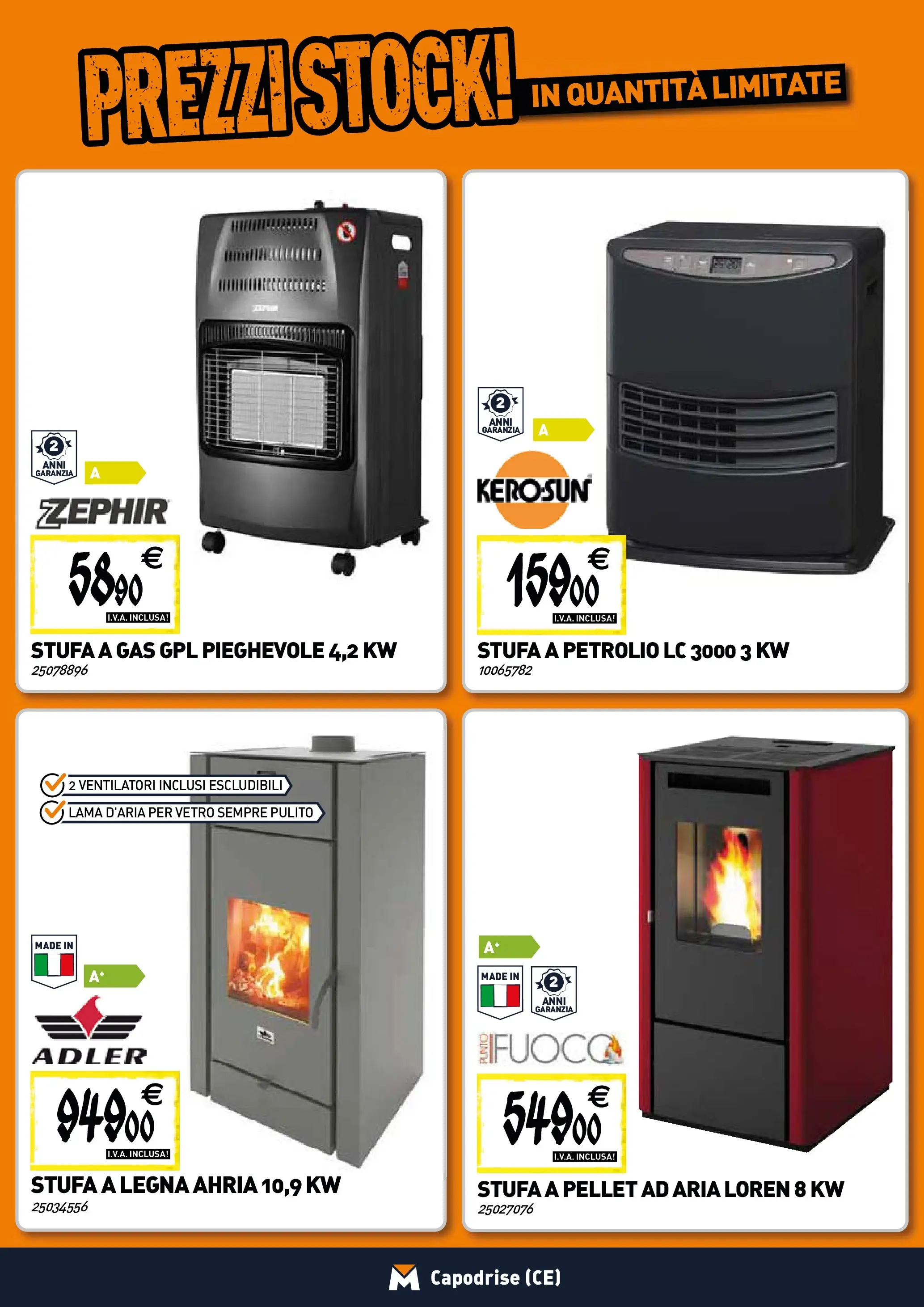 Nuovo TECNOMAT - Straordinari prezzi stock! dal 22/01/2026 > offerte anteprima 🛍️ | Pagina: 8 | Prodotti: Stufa a legna, Stufa a pellet, Stufa, Stufa a gas