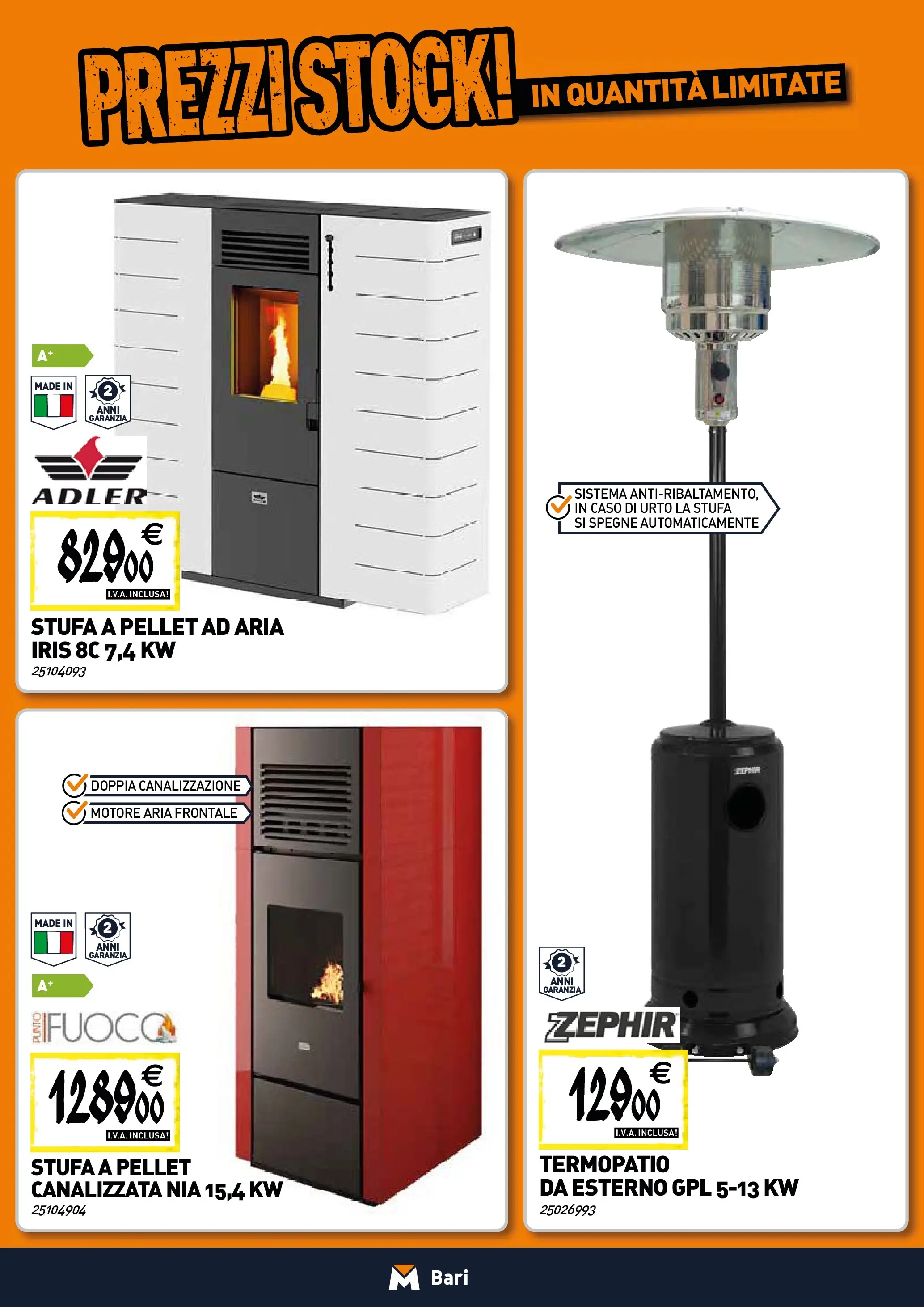 Nuovo TECNOMAT - Straordinari prezzi stock! dal 22/01/2026 > offerte anteprima 🛍️ | Pagina: 8 | Prodotti: Pellet, Stufa a pellet, Stufa