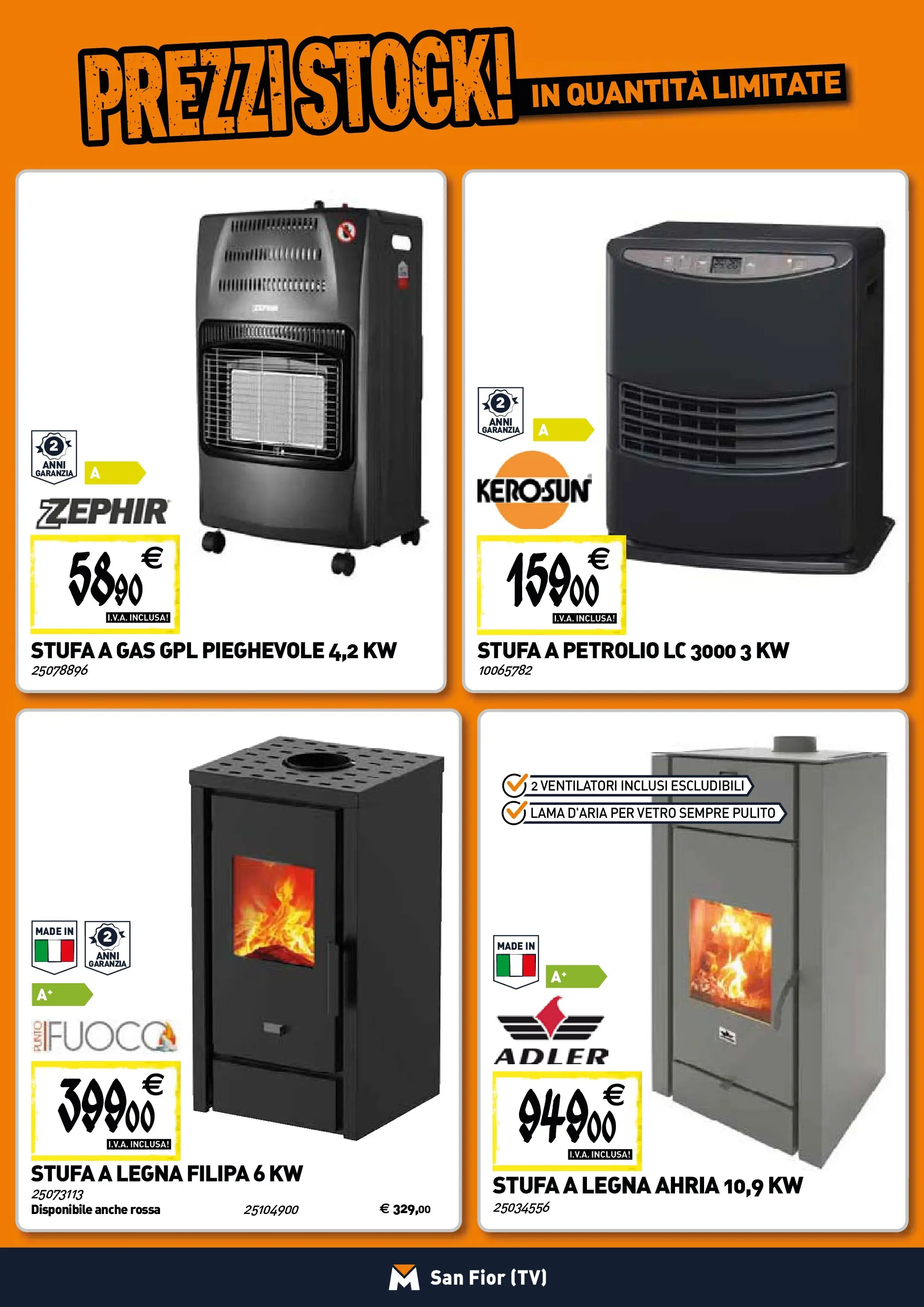 Nuovo TECNOMAT - Straordinari prezzi stock! dal 22/01/2026 > offerte anteprima 🛍️ | Pagina: 9 | Prodotti: Stufa a legna, Stufa, TV, Stufa a gas