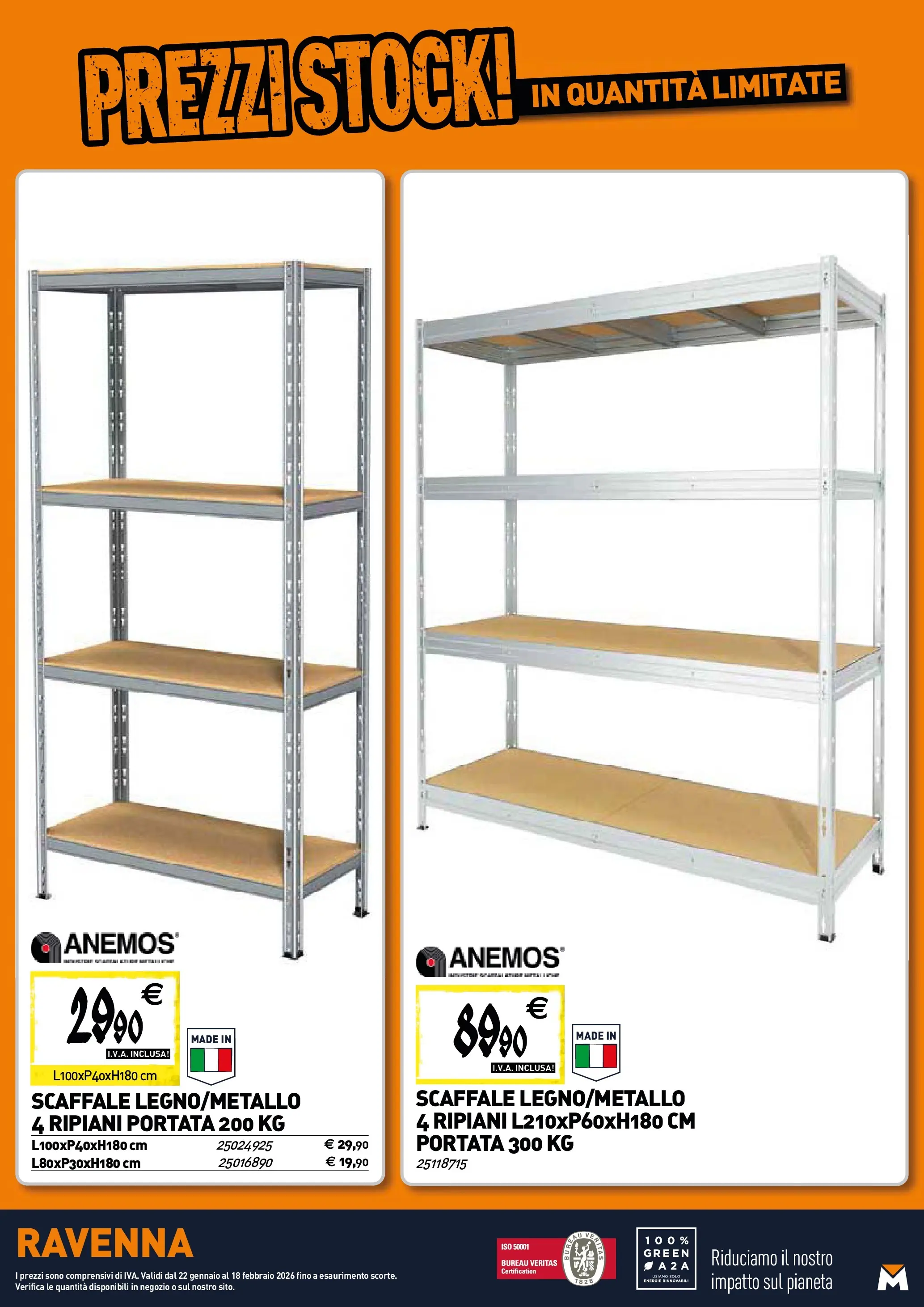 Nuovo TECNOMAT - Straordinari prezzi stock! dal 22/01/2026 > offerte anteprima 🛍️ | Pagina: 21 | Prodotti: Scaffale