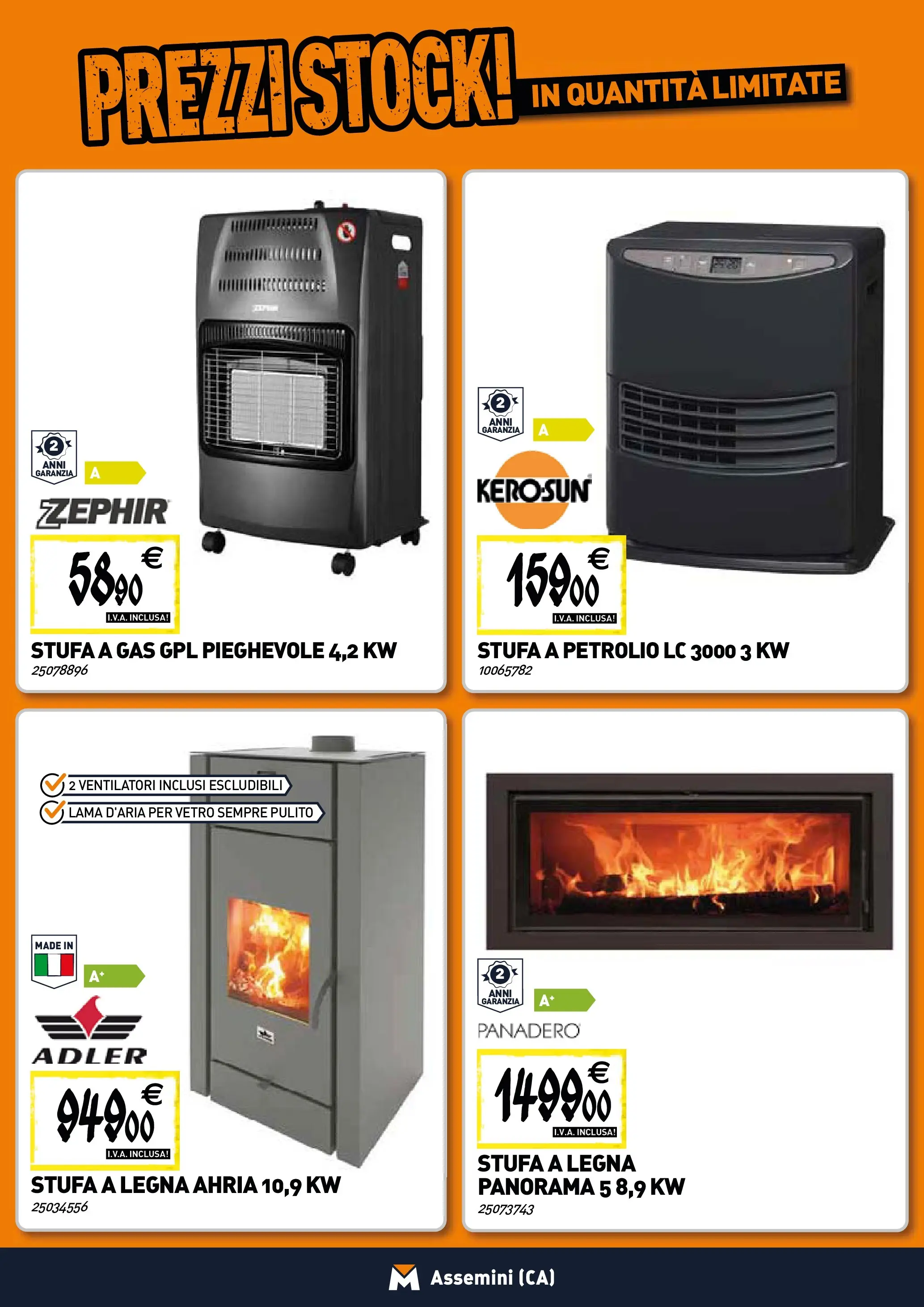Nuovo TECNOMAT - Straordinari prezzi stock! dal 22/01/2026 > offerte anteprima 🛍️ | Pagina: 9 | Prodotti: Stufa a legna, Stufa, Stufa a gas