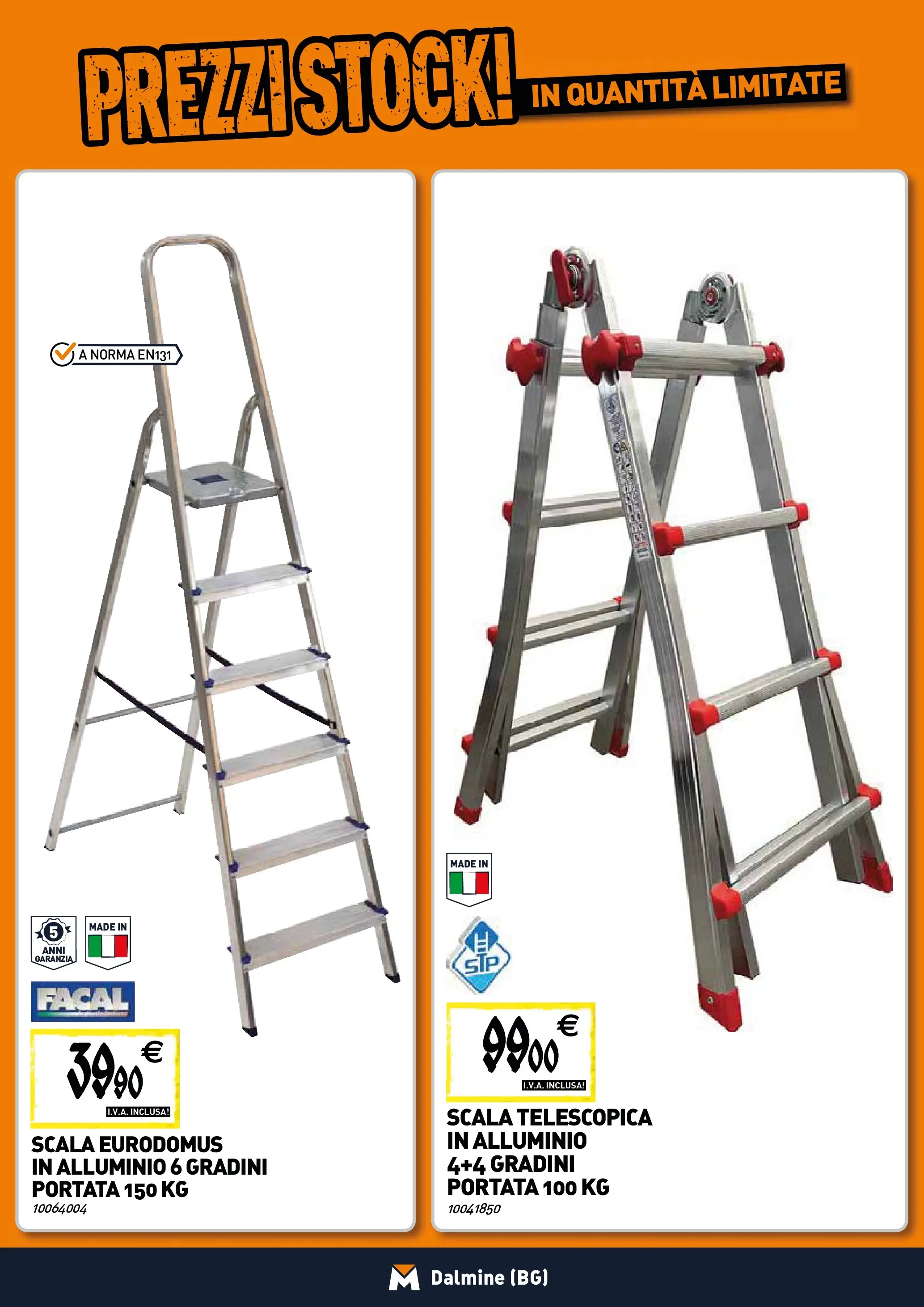 Nuovo TECNOMAT - Straordinari prezzi stock! dal 22/01/2026 > offerte anteprima 🛍️ | Pagina: 20 | Prodotti: Scala, Alluminio