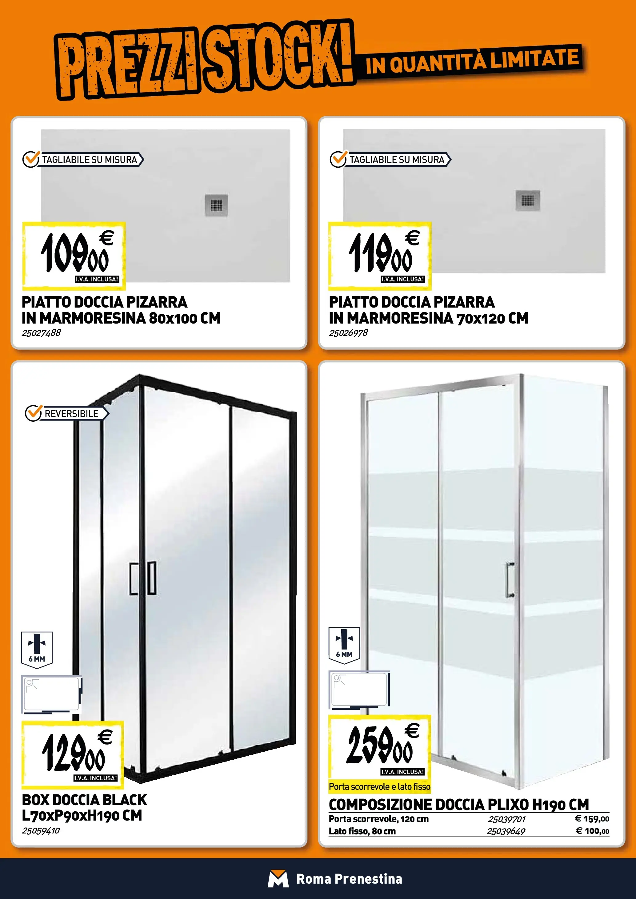 Nuovo TECNOMAT Roma catalogo dal 22/01/2026 > offerte anteprima 🛍️ | Pagina: 2 | Prodotti: Box doccia, Piatto, Doccia