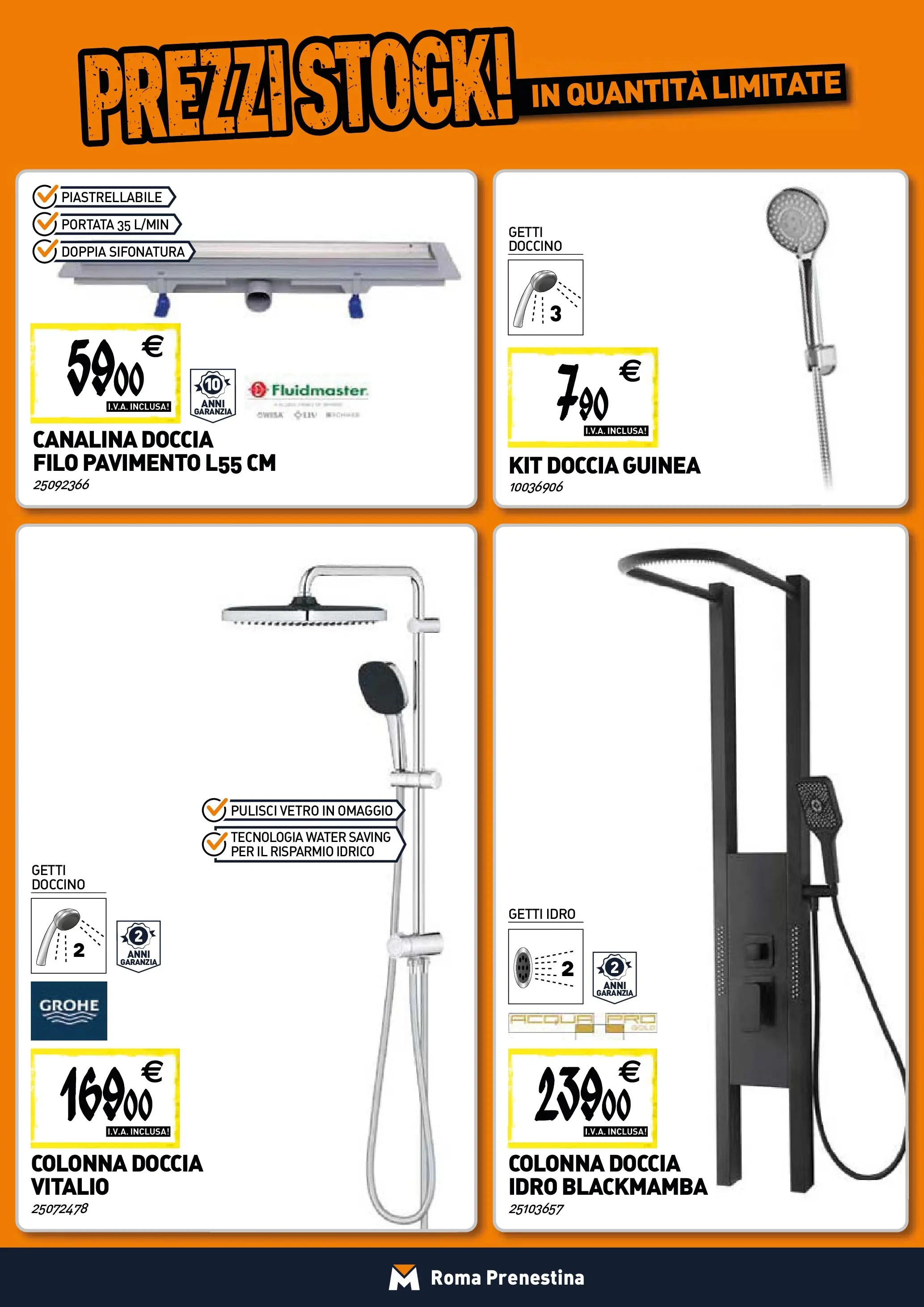 Nuovo TECNOMAT Roma catalogo dal 22/01/2026 > offerte anteprima 🛍️ | Pagina: 3 | Prodotti: Pavimento, Doccia