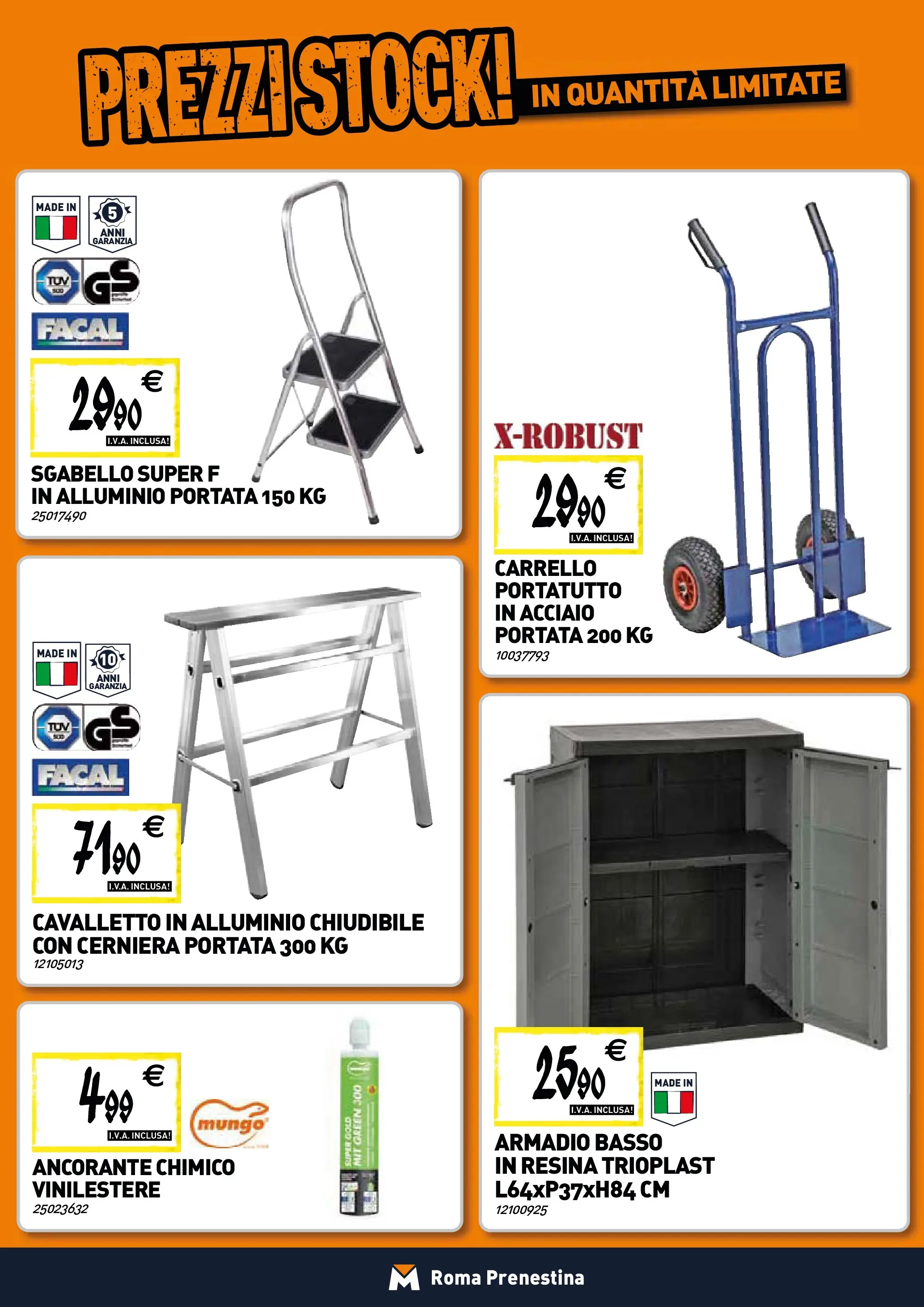 Nuovo TECNOMAT Roma catalogo dal 22/01/2026 > offerte anteprima 🛍️ | Pagina: 21 | Prodotti: Carrello, Sgabello, Alluminio, Armadio