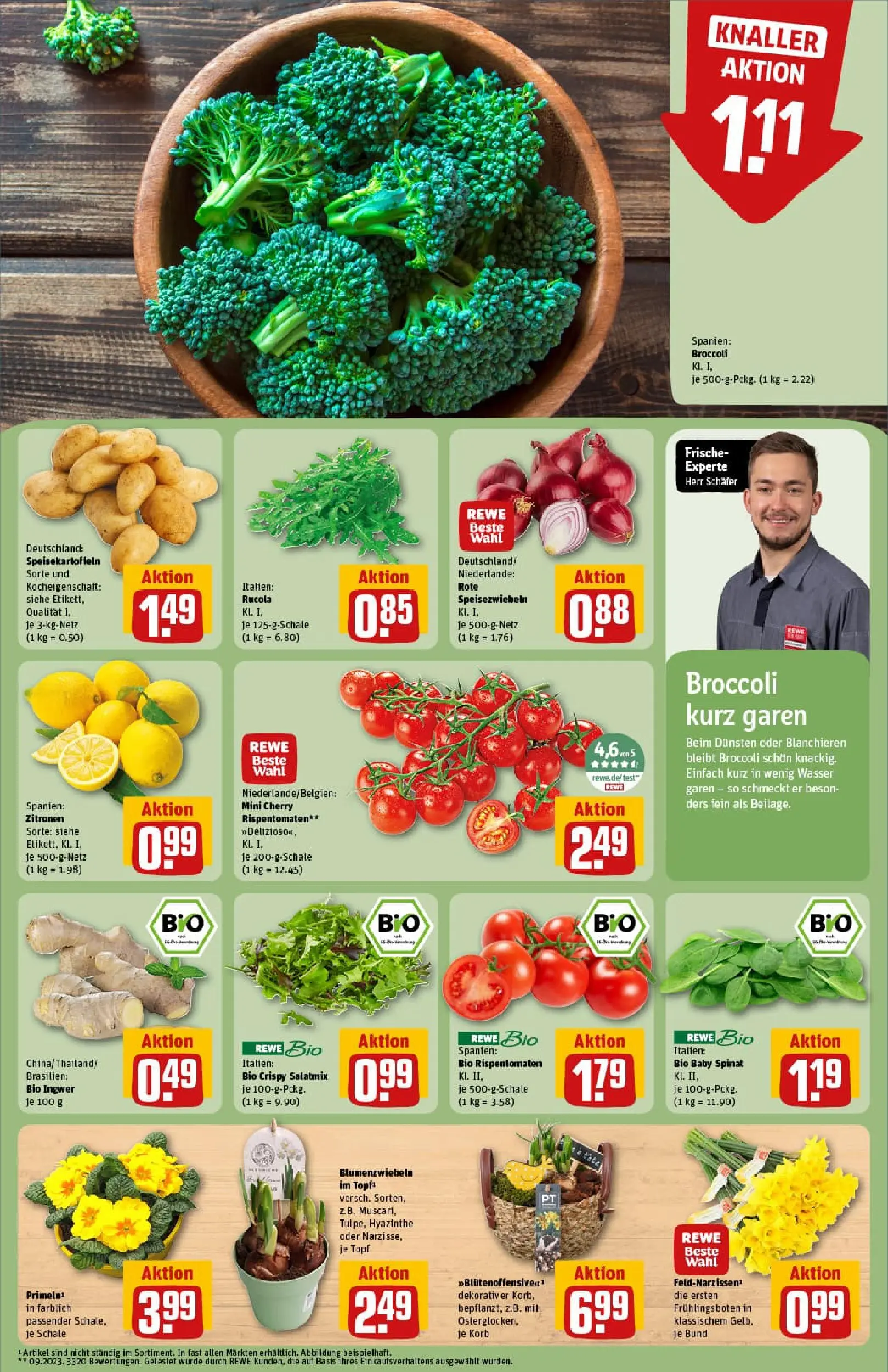 REWE Prospekt ab 26.01.2026 zum Blättern » Angebote | Seite: 7 | Produkte: Rucola, Korb, Wasser, Zitronen