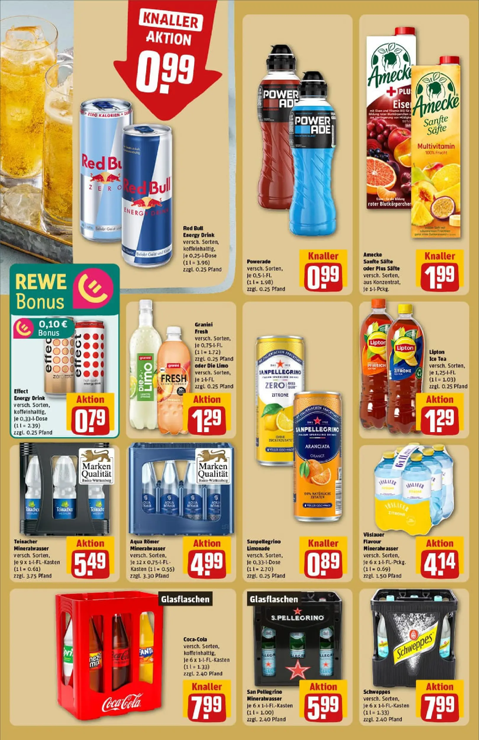 REWE Prospekt ab 26.01.2026 zum Blättern » Angebote | Seite: 16 | Produkte: Red bull, Coca cola, Mineralwasser, Zitrone