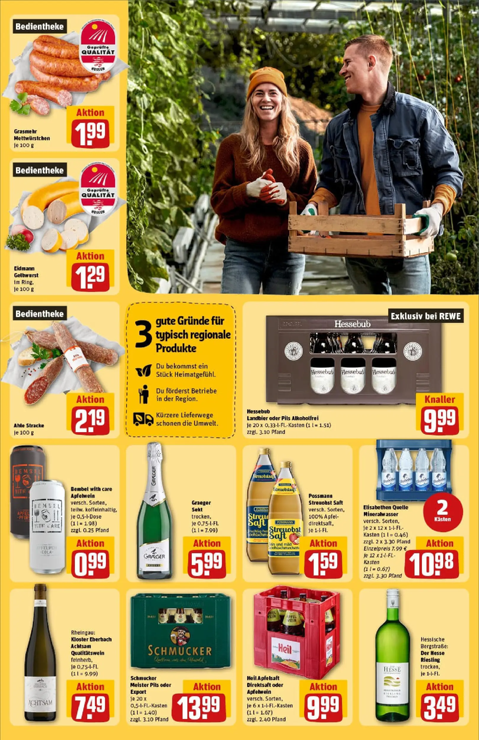 REWE Prospekt ab 26.01.2026 zum Blättern » Angebote | Seite: 23 | Produkte: Sekt, Pils, Apple, Saft
