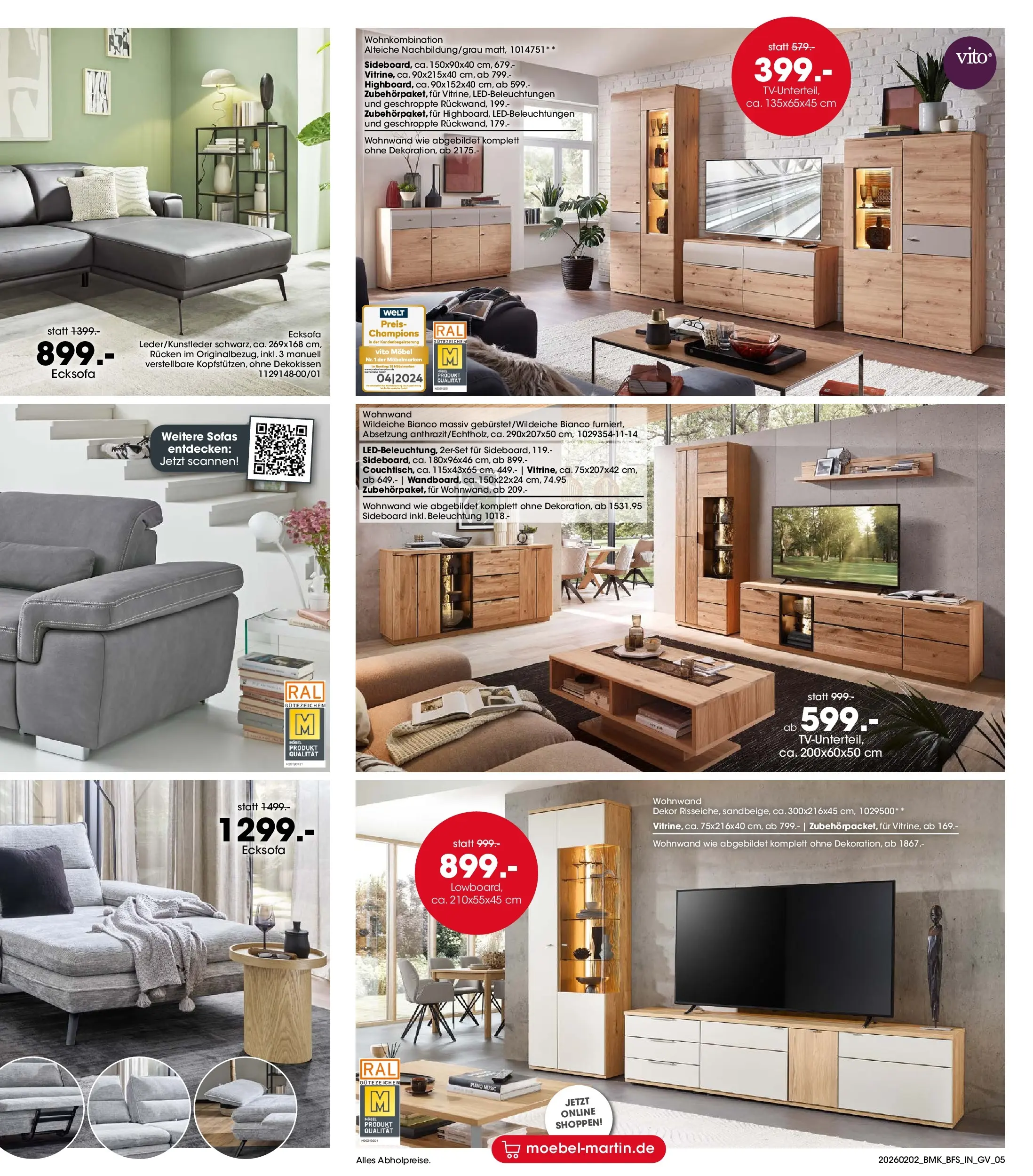 Möbel Martin - Möbel Martin: Wochenangebote (ab 01.02.2026) zum Blättern | Seite: 5