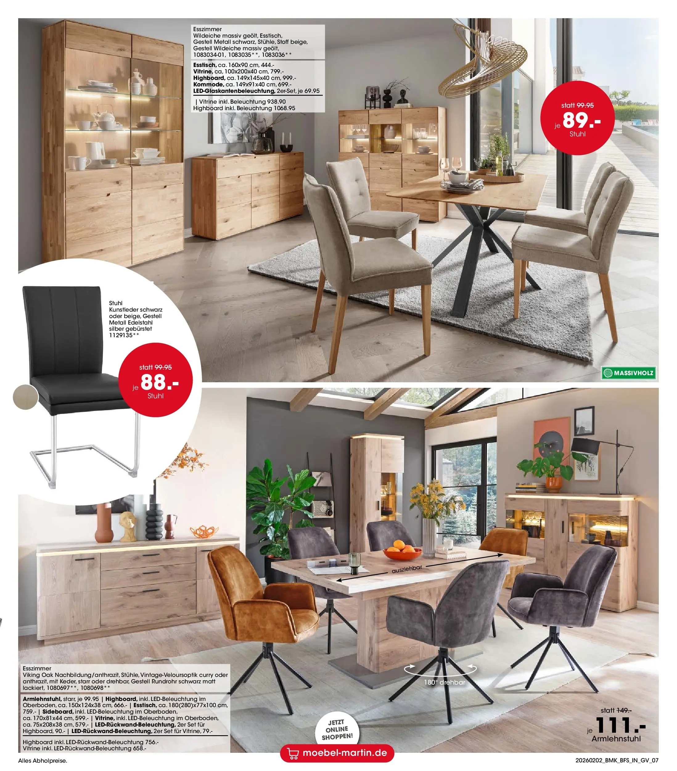 Möbel Martin - Möbel Martin: Wochenangebote (ab 01.02.2026) zum Blättern | Seite: 7