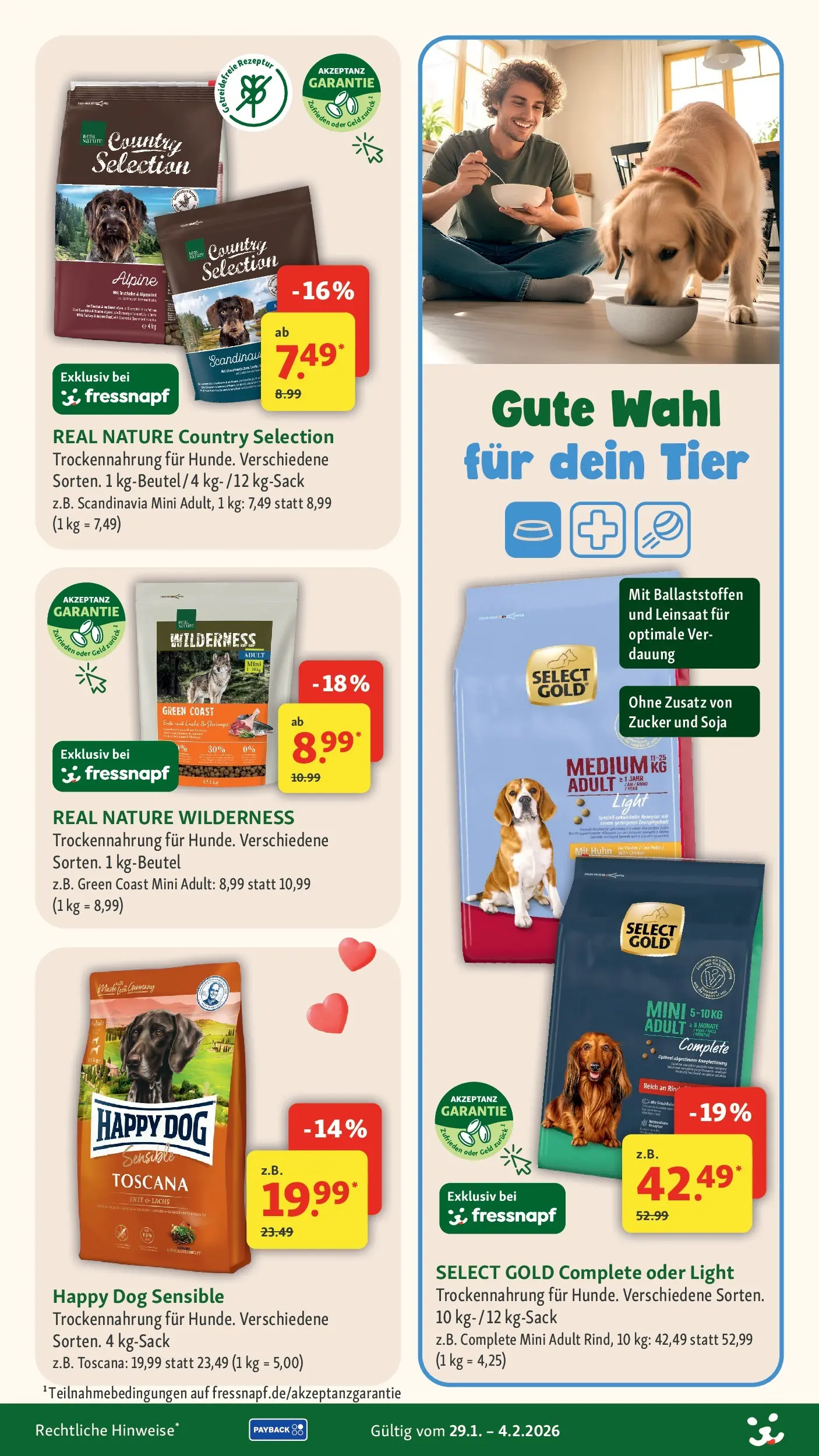 Fressnapf - Fressnapf: Liebe hat vier Pfoten (ab 28.01.2026) zum Blättern | Seite: 6 | Produkte: Lachs, Zucker, Ente