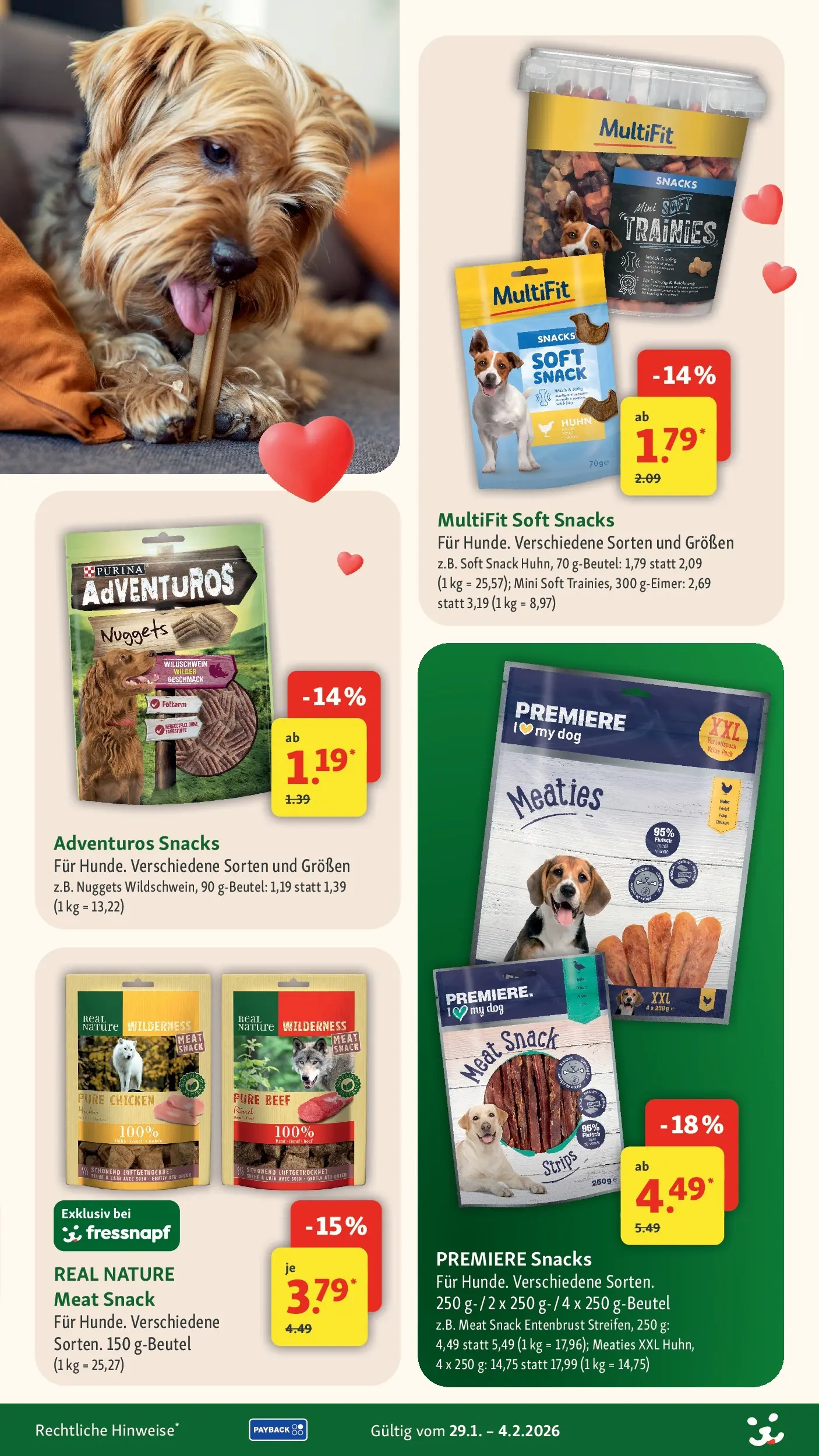 Fressnapf - Fressnapf: Liebe hat vier Pfoten (ab 28.01.2026) zum Blättern | Seite: 8 | Produkte: Fleisch