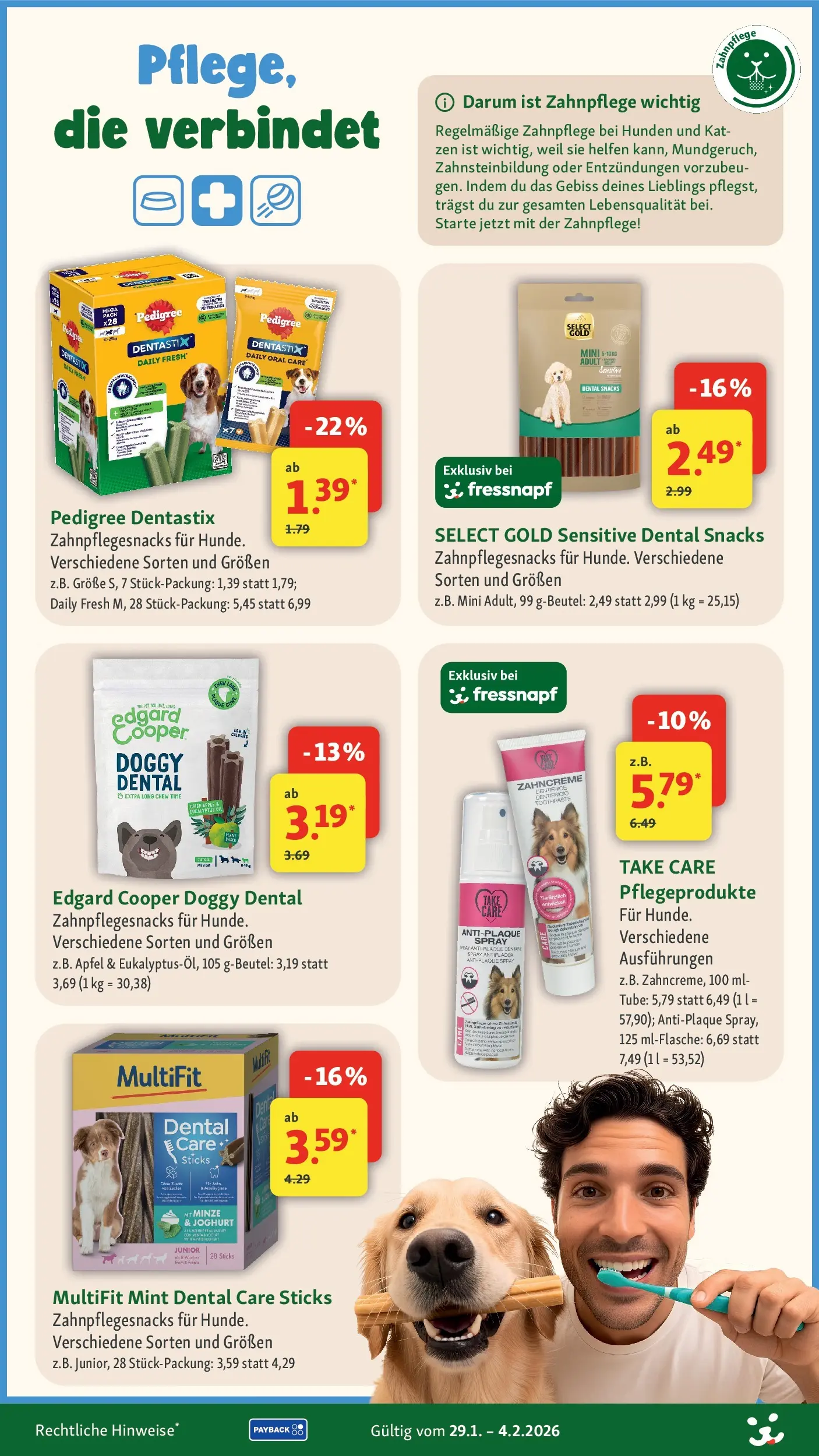 Fressnapf - Fressnapf: Liebe hat vier Pfoten (ab 28.01.2026) zum Blättern | Seite: 9 | Produkte: Joghurt, Äpfel, Pedigree