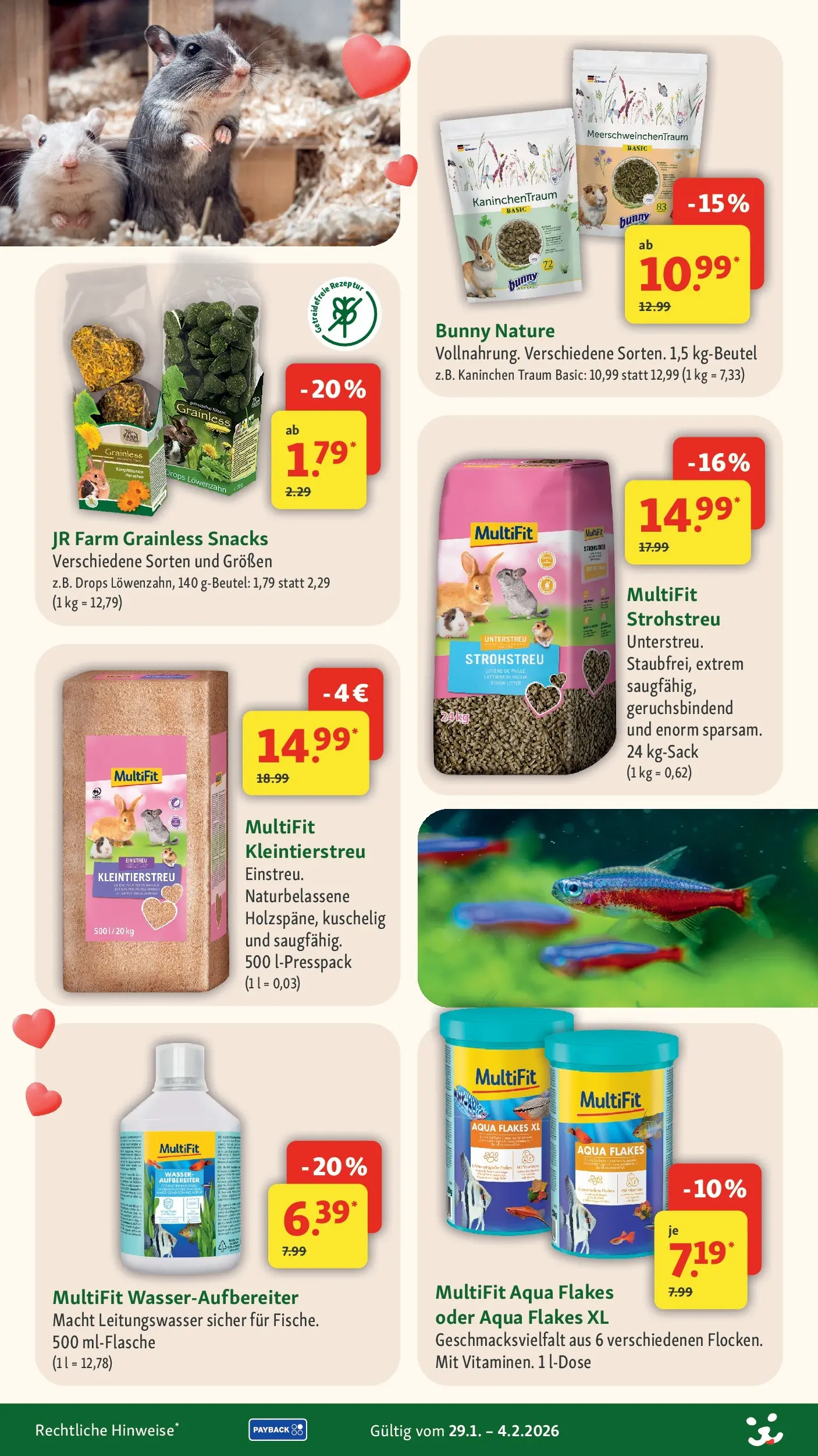 Fressnapf - Fressnapf: Liebe hat vier Pfoten (ab 28.01.2026) zum Blättern | Seite: 23 | Produkte: Kaninchen, Wasser