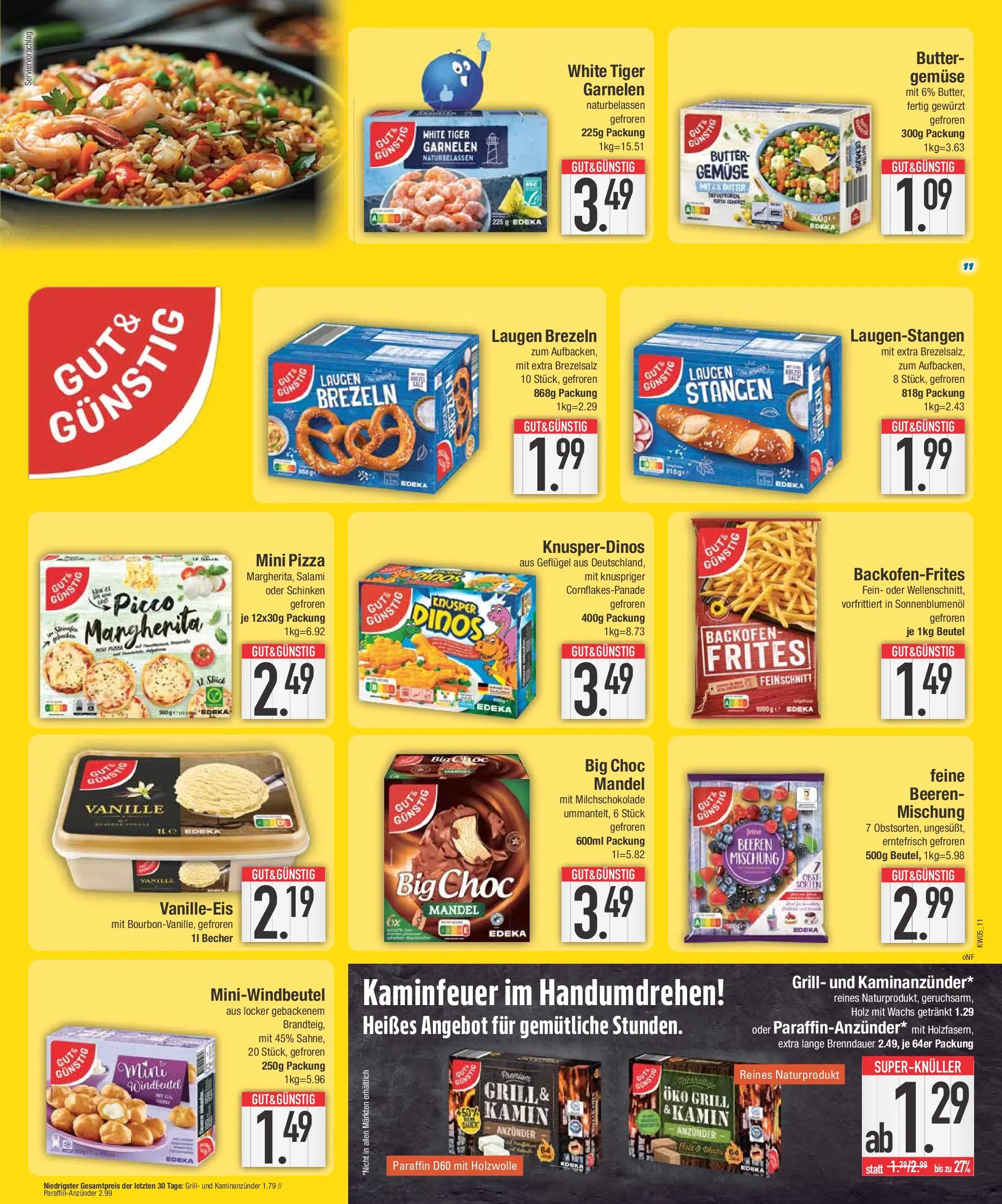 Edeka prospekt Traunstein	 (ab 26.01.2026) » Angebote Online | Seite: 11 | Produkte: Grill, Garnelen, Backofen, Tiger garnelen