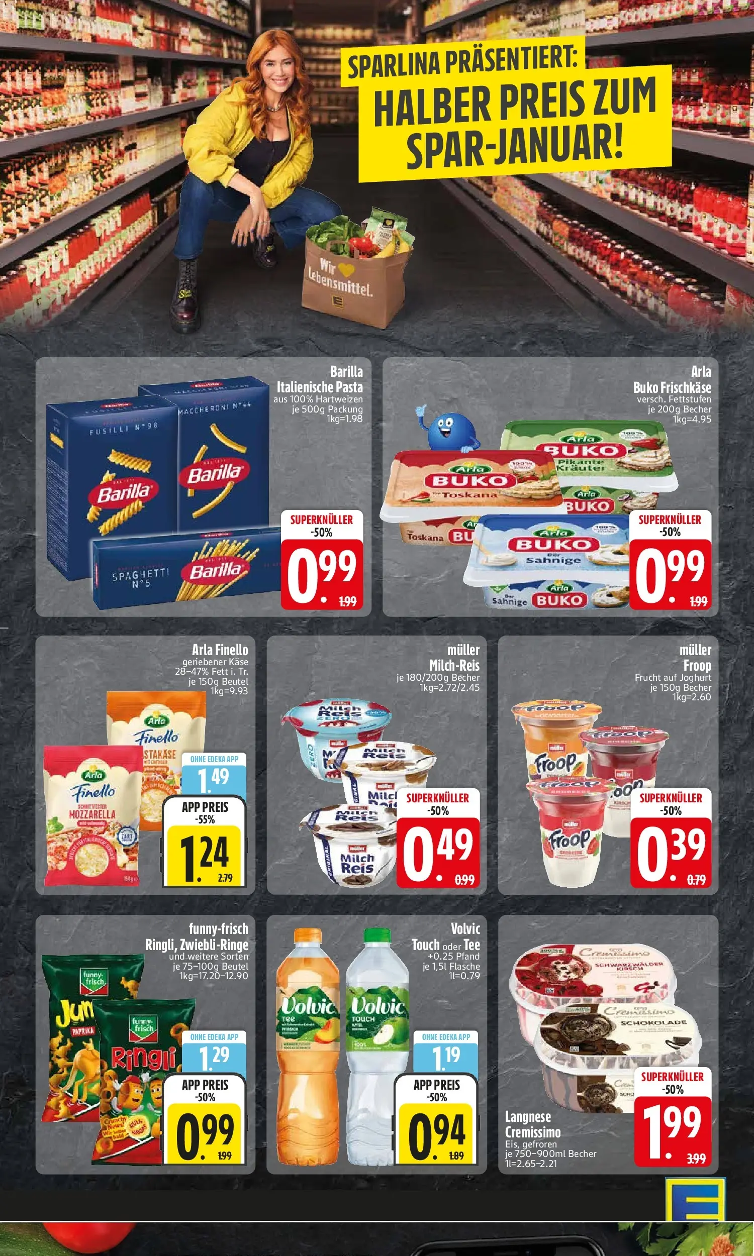 Edeka prospekt Vilsbiburg	 (ab 25.01.2026) » Angebote Online | Seite: 2 | Produkte: Joghurt, Schokolade, Mozzarella, Pasta