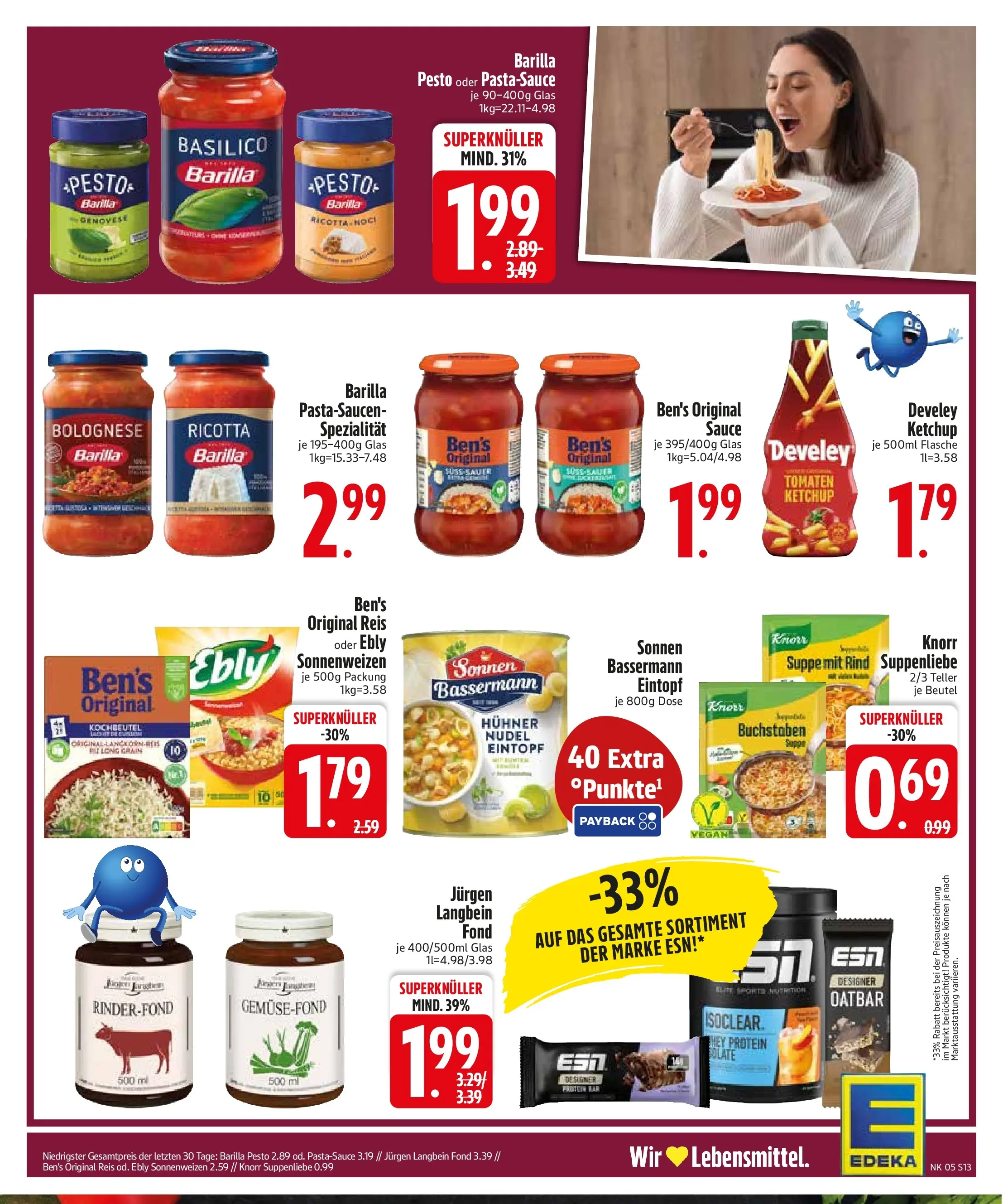 Edeka prospekt Vilsbiburg	 (ab 25.01.2026) » Angebote Online | Seite: 15 | Produkte: Barilla, Barilla pesto, Reis, Ketchup