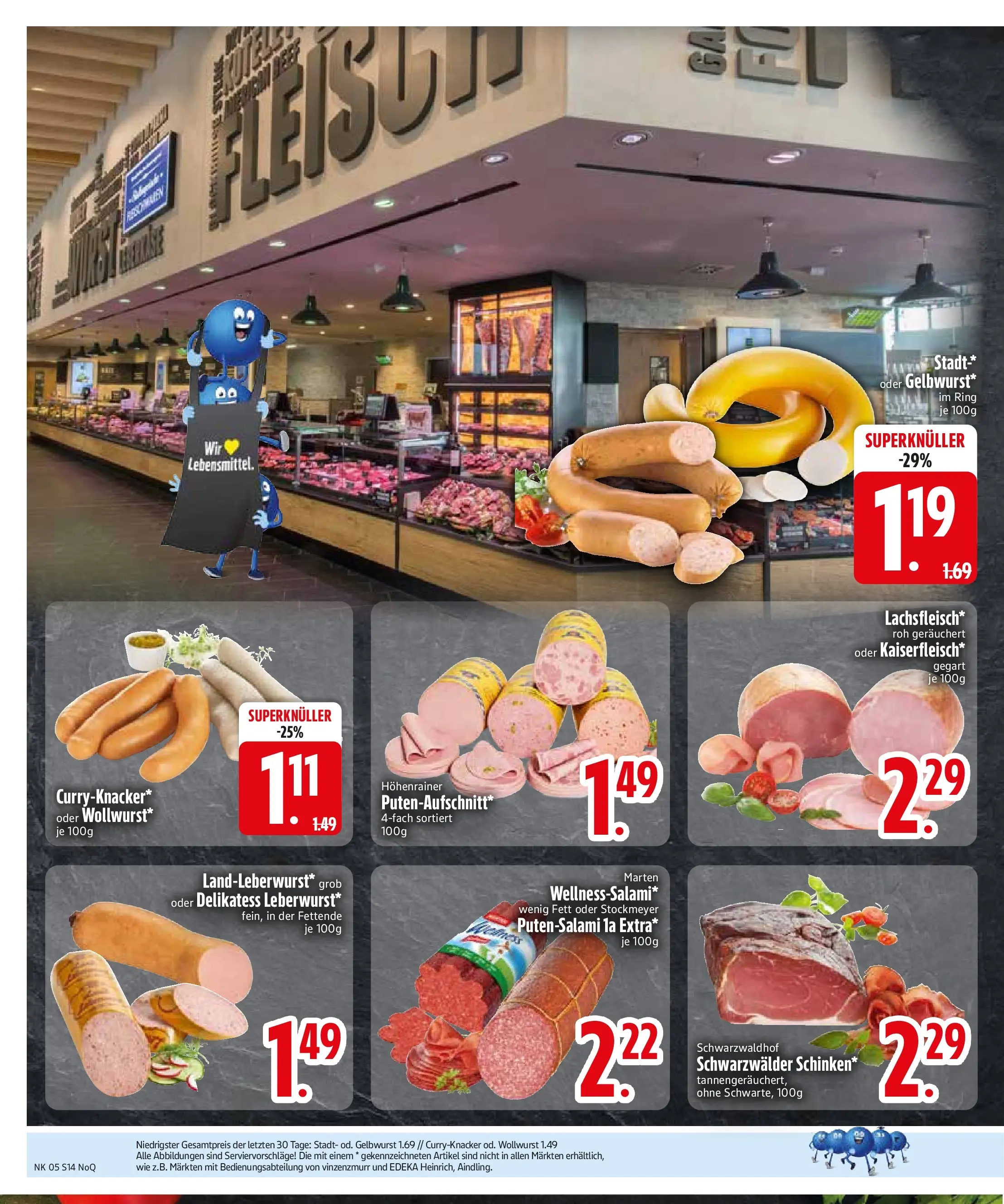 Edeka prospekt Vilsbiburg	 (ab 25.01.2026) » Angebote Online | Seite: 16 | Produkte: Salami