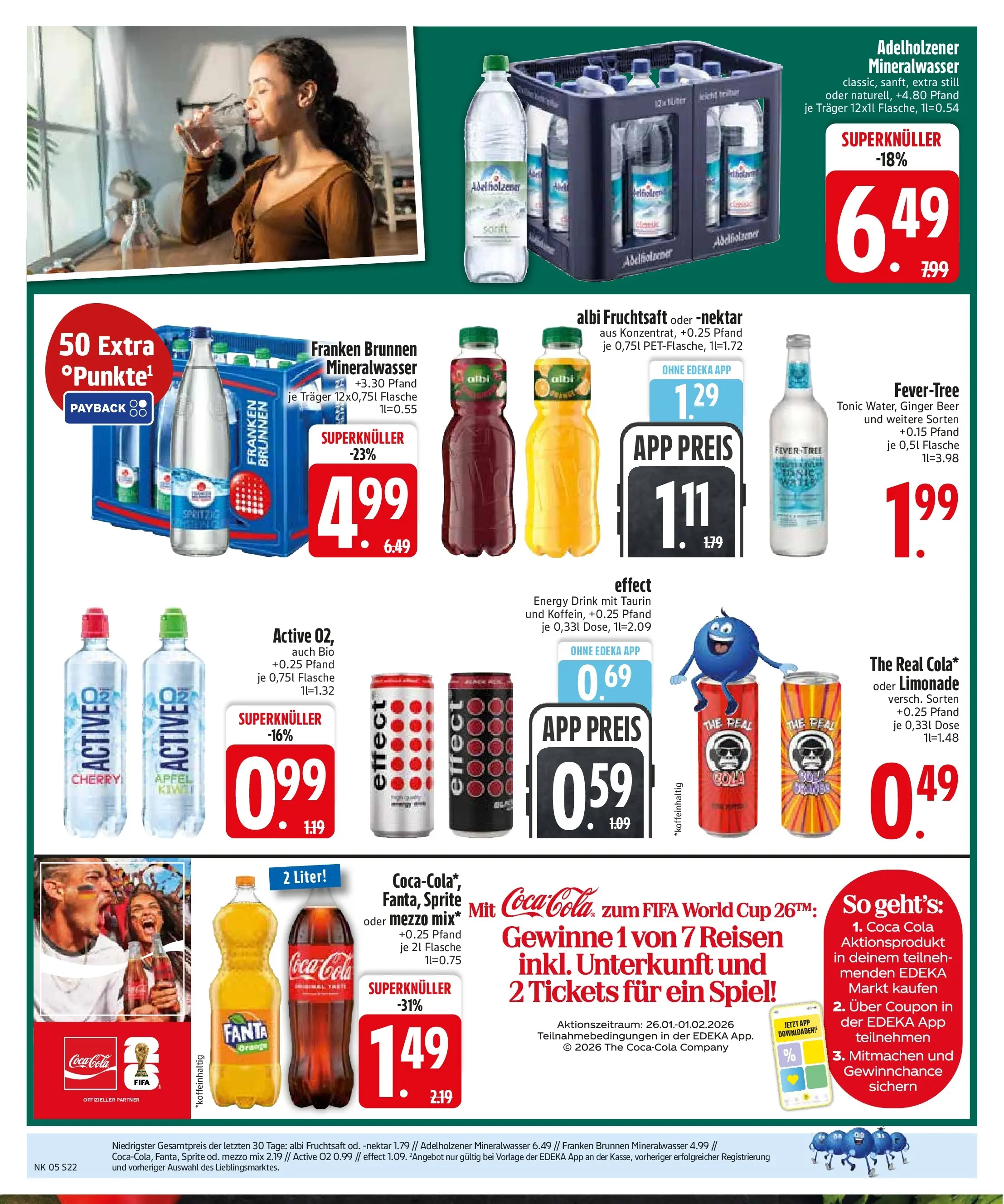 Edeka prospekt Vilsbiburg	 (ab 25.01.2026) » Angebote Online | Seite: 24 | Produkte: Mezzo mix, Fanta, Cola, Energy