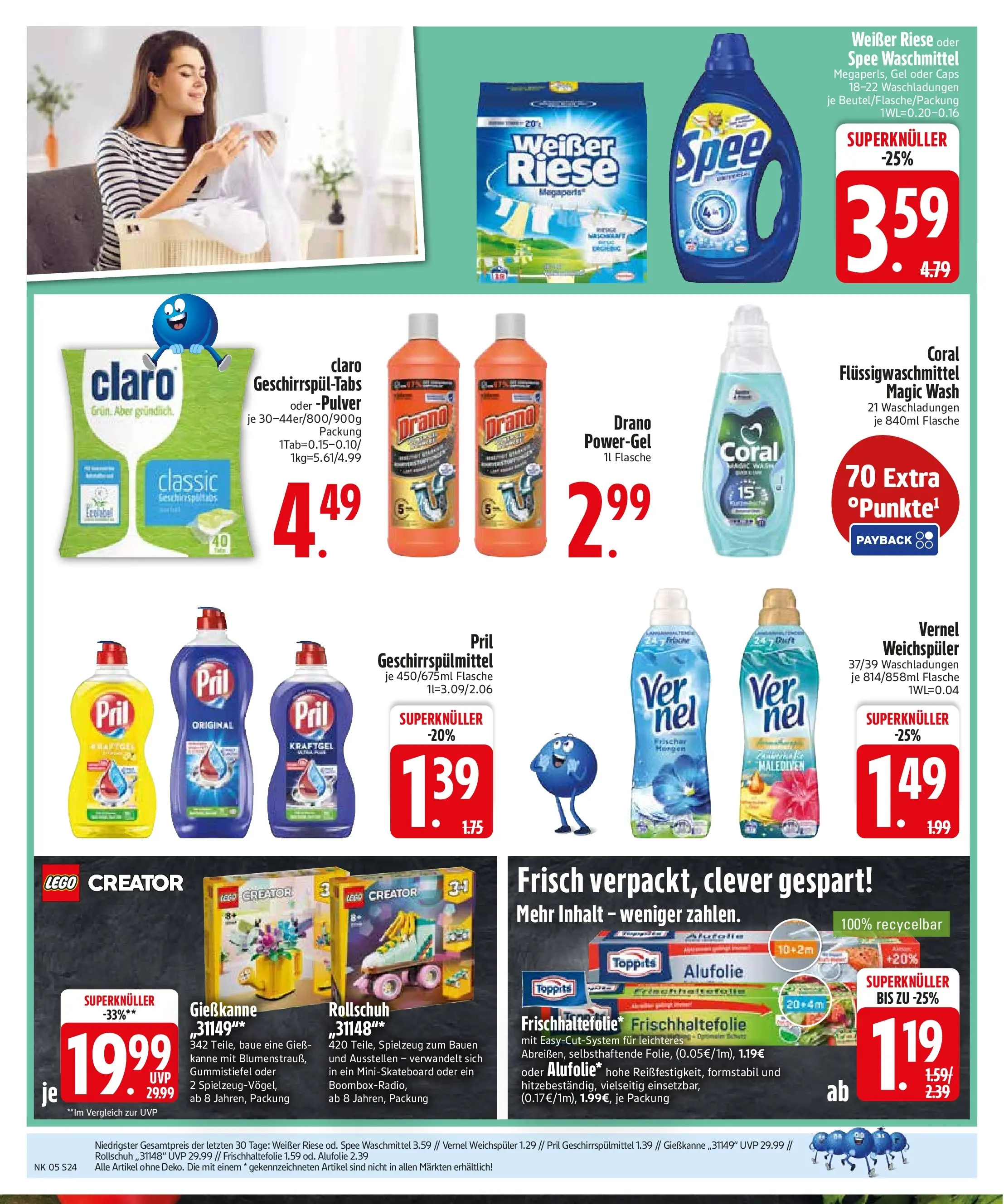 Edeka prospekt Vilsbiburg	 (ab 25.01.2026) » Angebote Online | Seite: 26 | Produkte: Coral, Spee, Geschirrspülmittel, Vernel