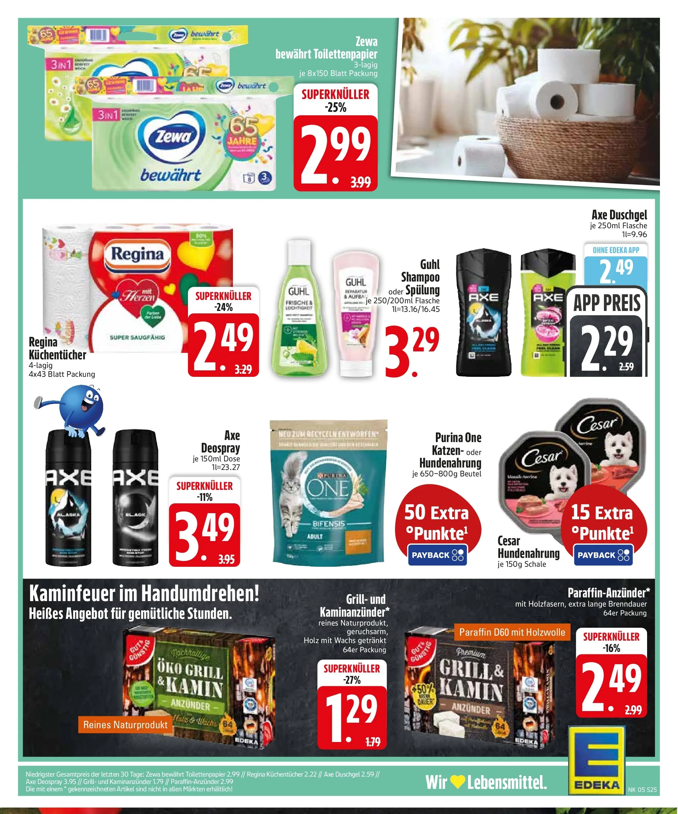 Edeka prospekt Vilsbiburg	 (ab 25.01.2026) » Angebote Online | Seite: 27 | Produkte: Duschgel, Axe, Deospray, Toilettenpapier