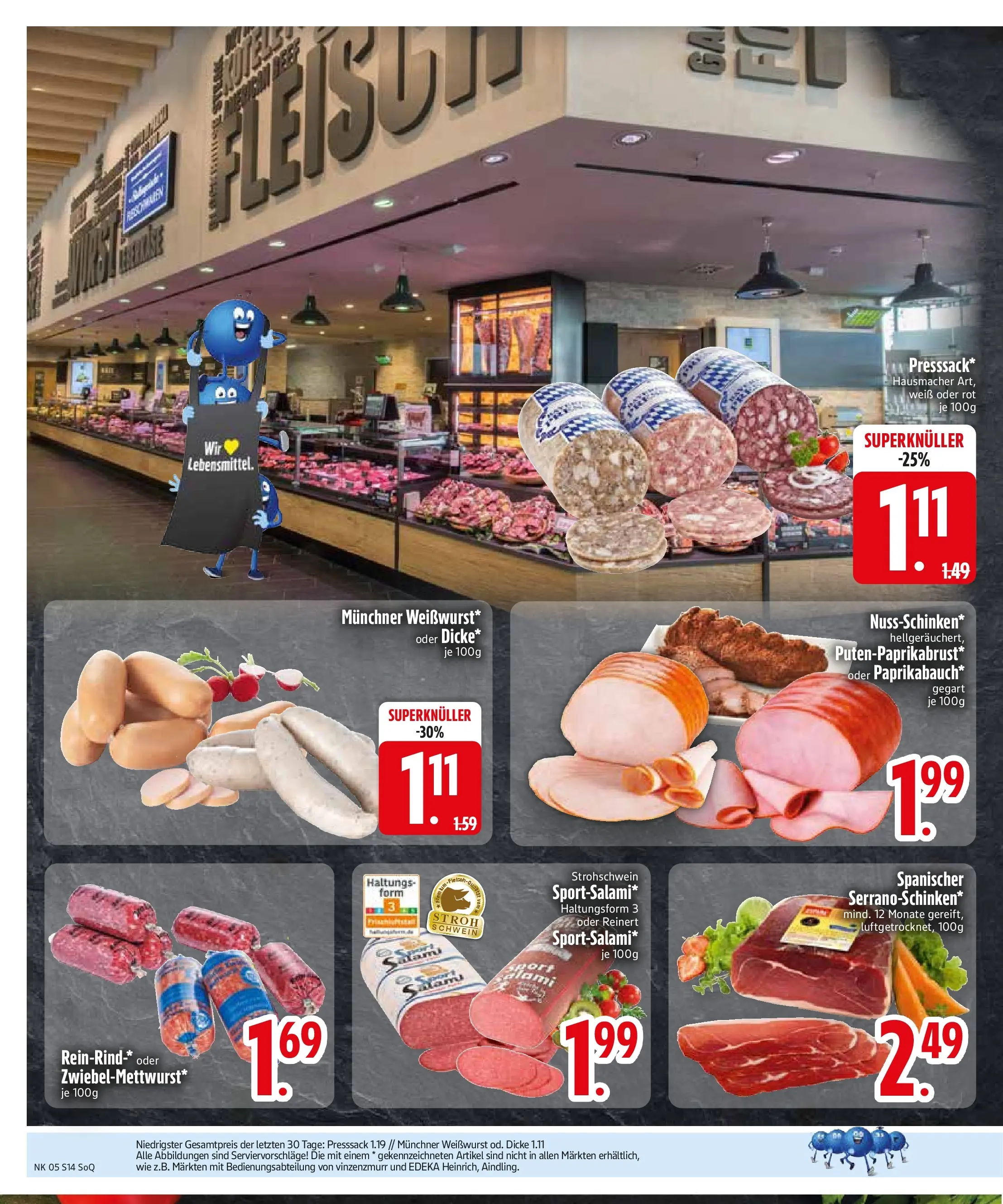 Edeka prospekt Inning/Ammersee	 (ab 26.01.2026) » Angebote Online | Seite: 16 | Produkte: Weißwurst