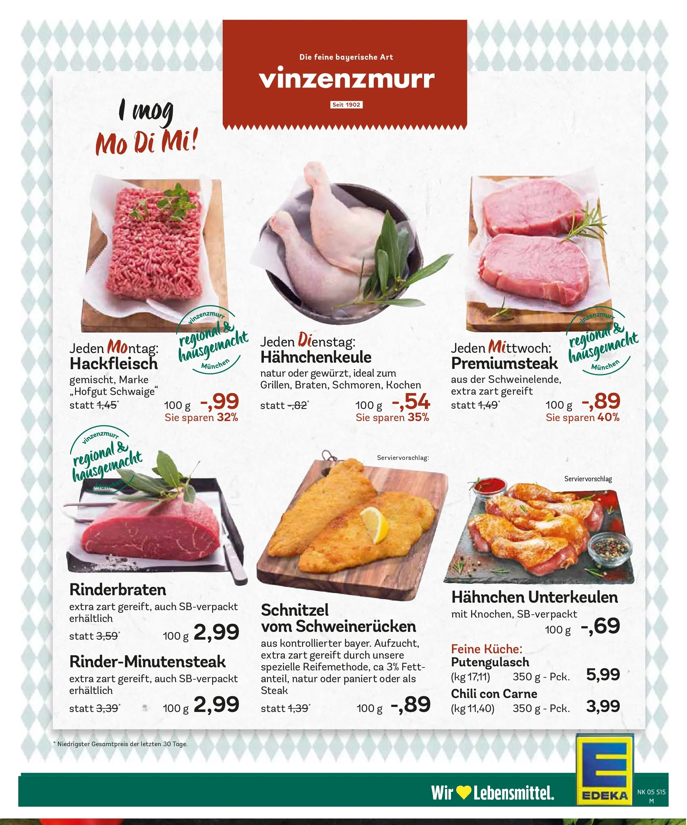 Edeka prospekt Ottobrunn	 (ab 26.01.2026) » Angebote Online | Seite: 17 | Produkte: Hahnchen, Schnitzel, Schweinerucken, Steak