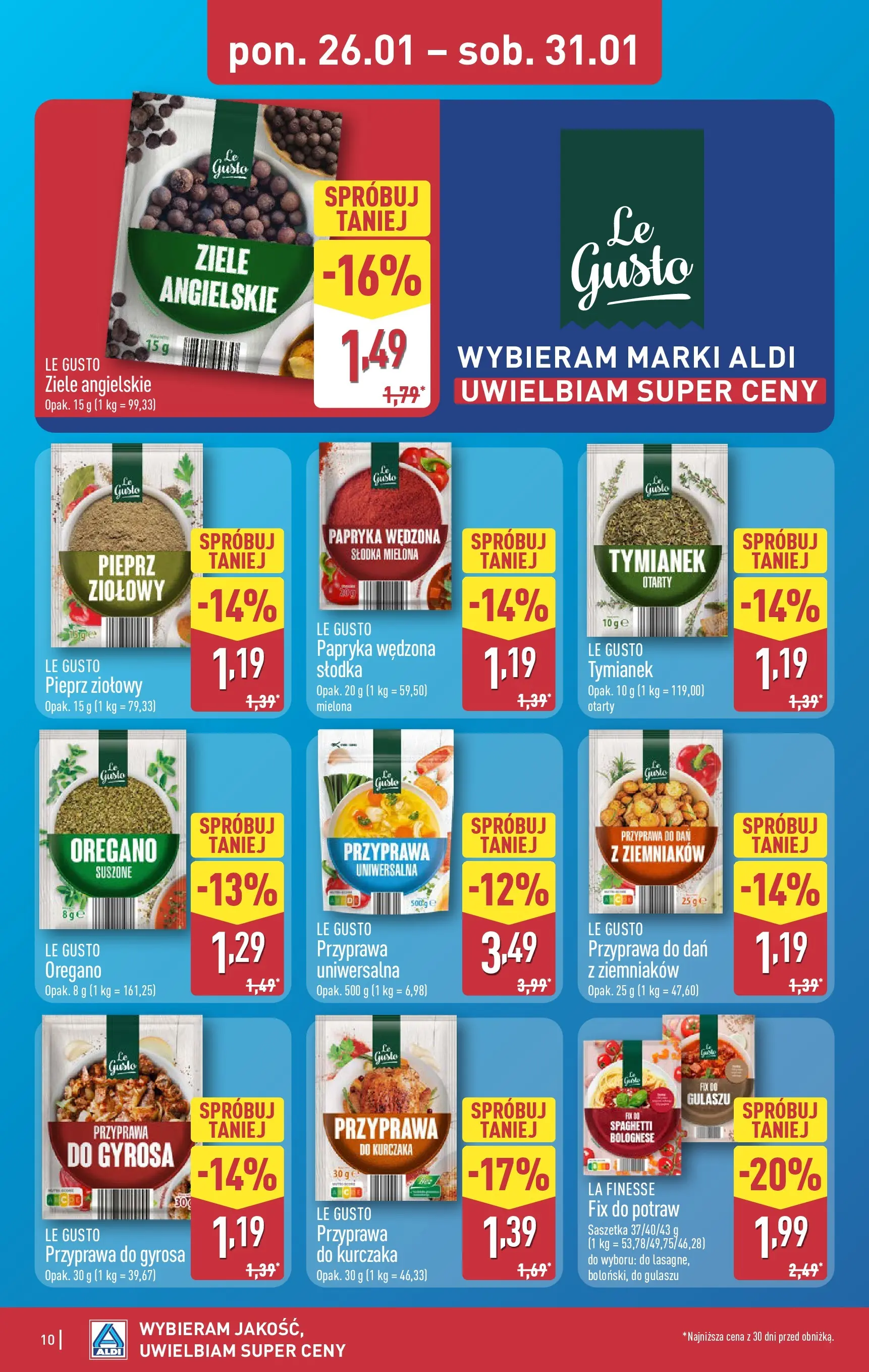 Aldi Gazetka od 26.01.2026 - Ulotka PDF, promocje | Strona: 10