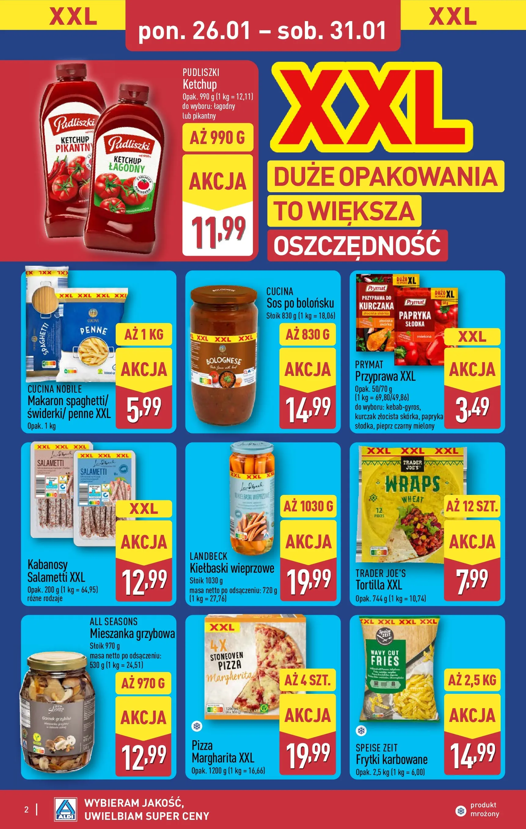 Aldi Gazetka - Większe oszczędności od 26.01.2026 - Ulotka PDF, promocje | Strona: 2