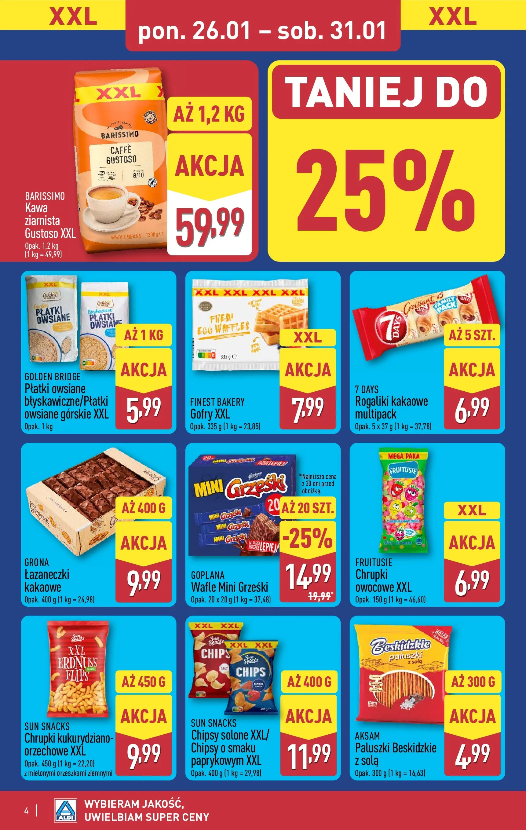 Aldi Gazetka - Większe oszczędności od 26.01.2026 - Ulotka PDF, promocje | Strona: 4