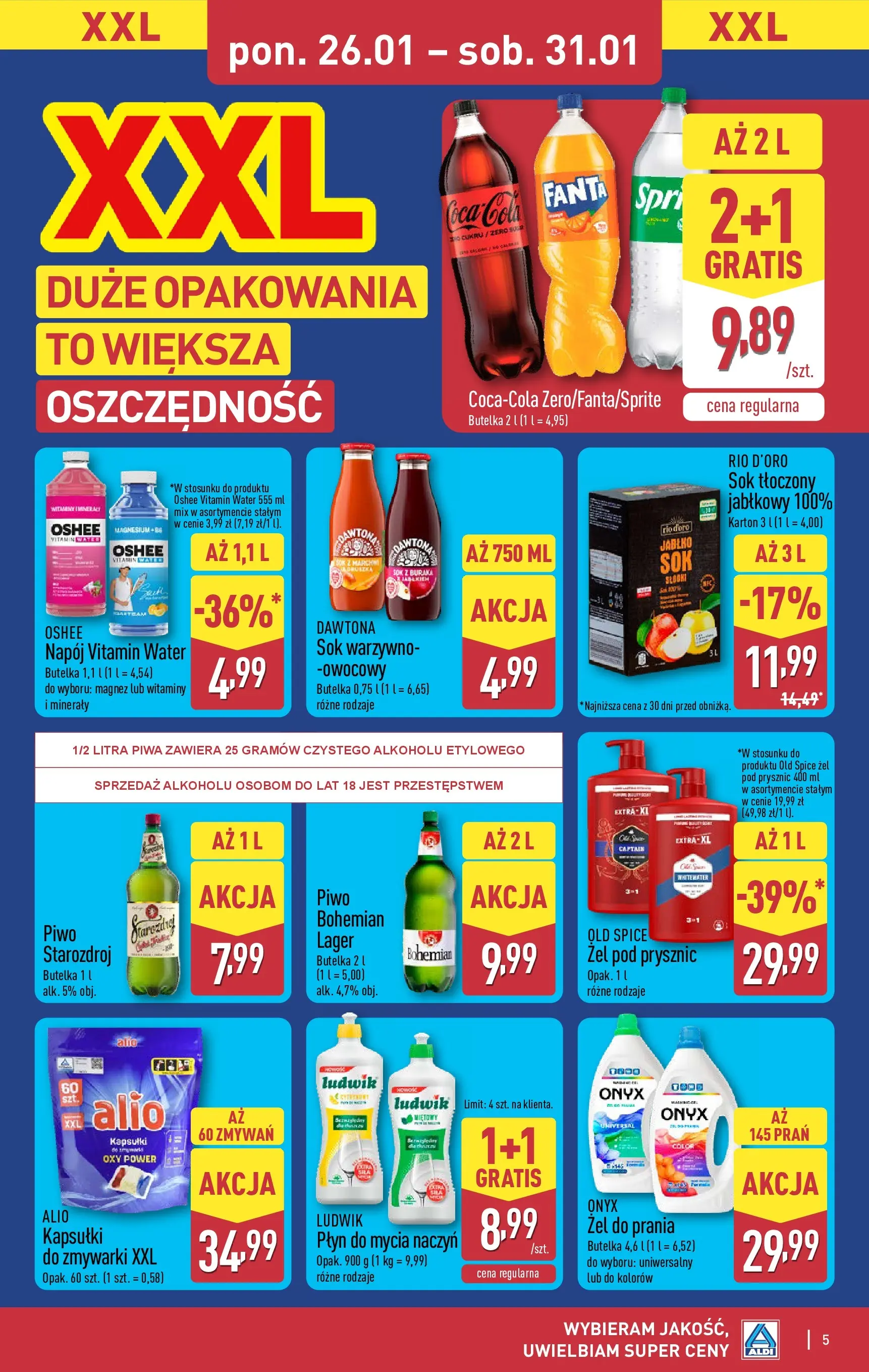 Aldi Gazetka - Większe oszczędności od 26.01.2026 - Ulotka PDF, promocje | Strona: 5